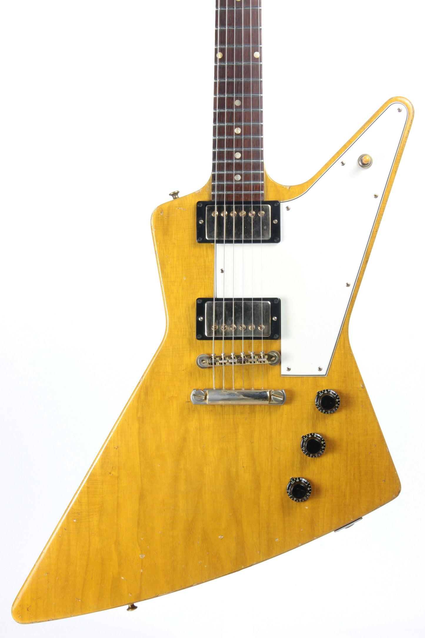 1958 Gibson Custom Shop Korina Explorer 50th Anniversary Historic Makeovers Deluxe - Brazilian Rosewood Fretboard + Throbaks!