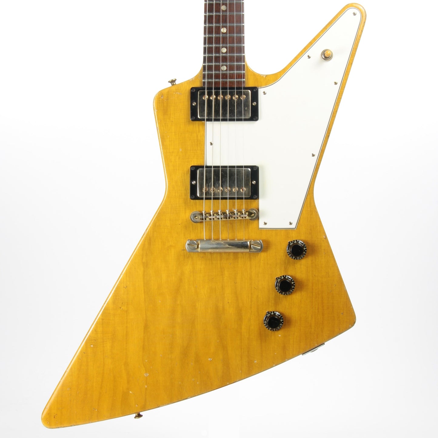 1958 Gibson Custom Shop Korina Explorer 50th Anniversary Historic Makeovers Deluxe - Brazilian Rosewood Fretboard + Throbaks!