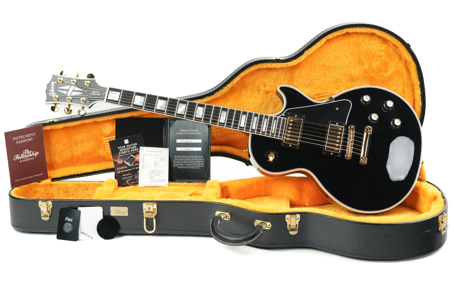 Gibson Les Paul Custom Ebony 2024