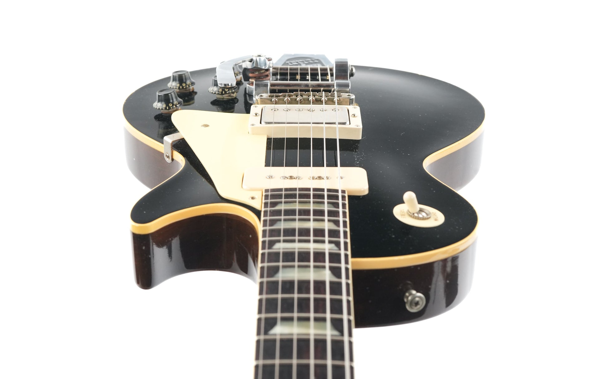 Gibson Les Paul '56 Standard Ebony Top Bigsby Murphy Lab Light Aged 2025