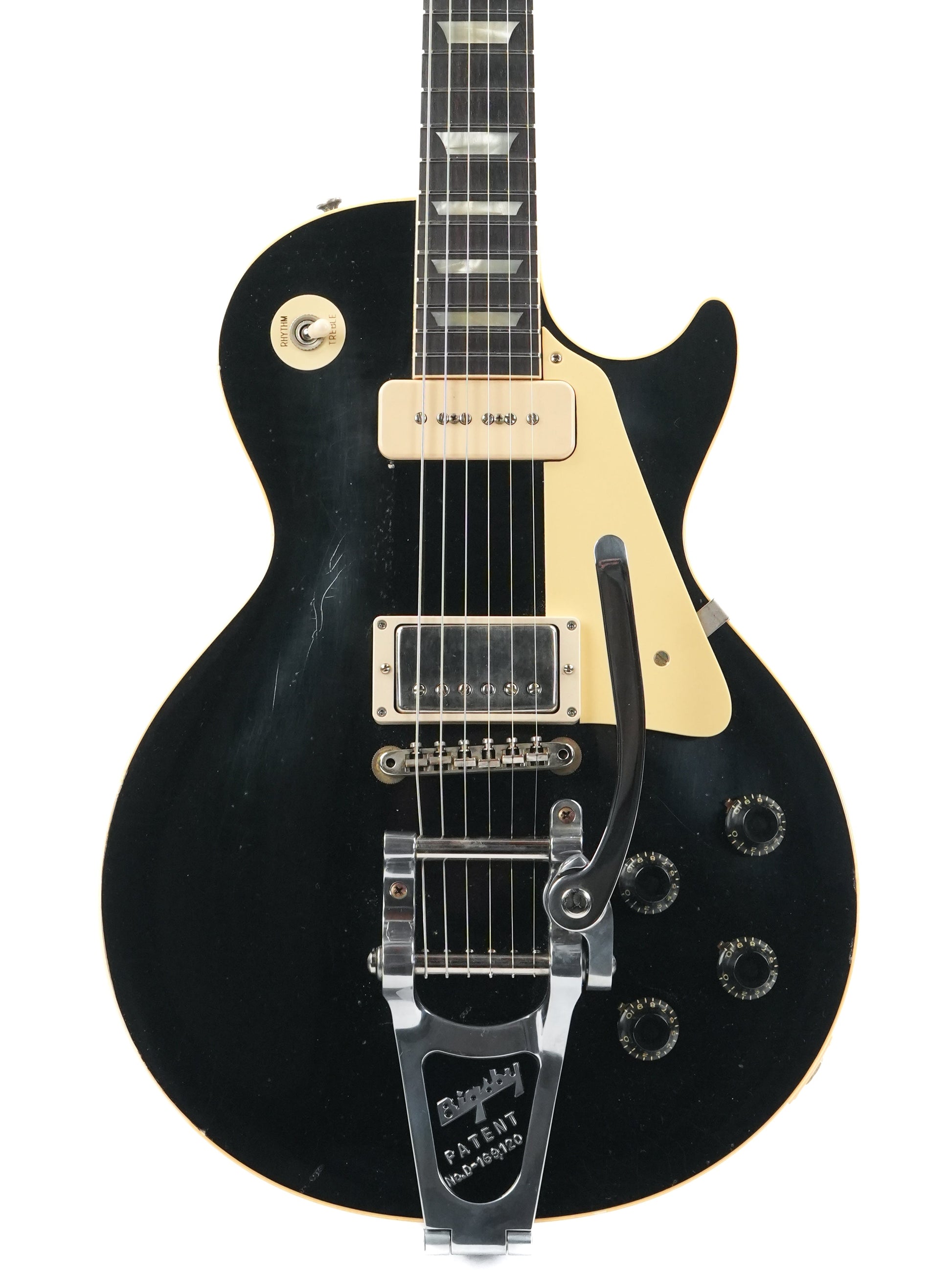 Gibson Les Paul '56 Standard Ebony Top Bigsby Murphy Lab Light Aged 2025