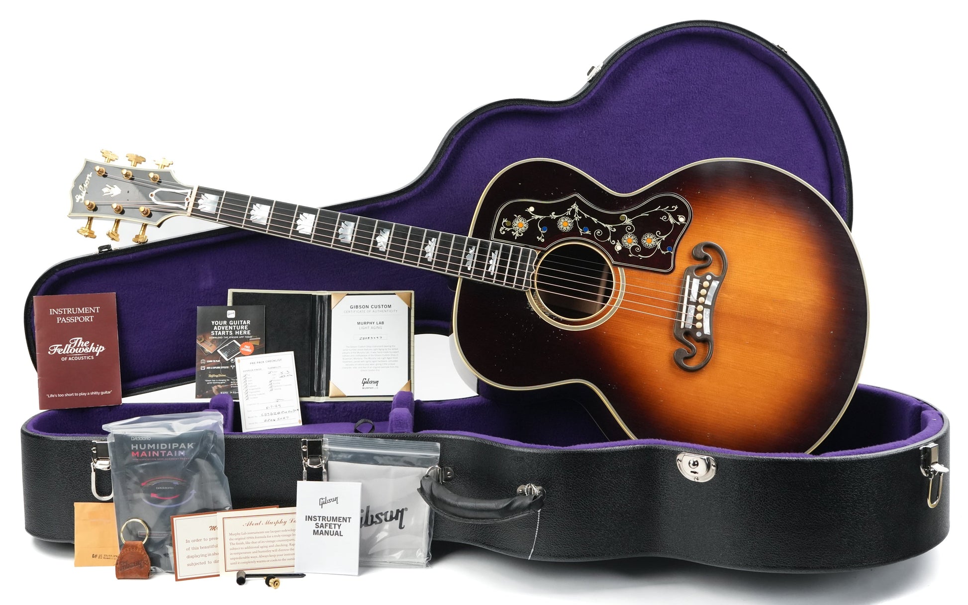 Gibson Prewar SJ200 Rosewood Light Aged Vintage Sunburst
