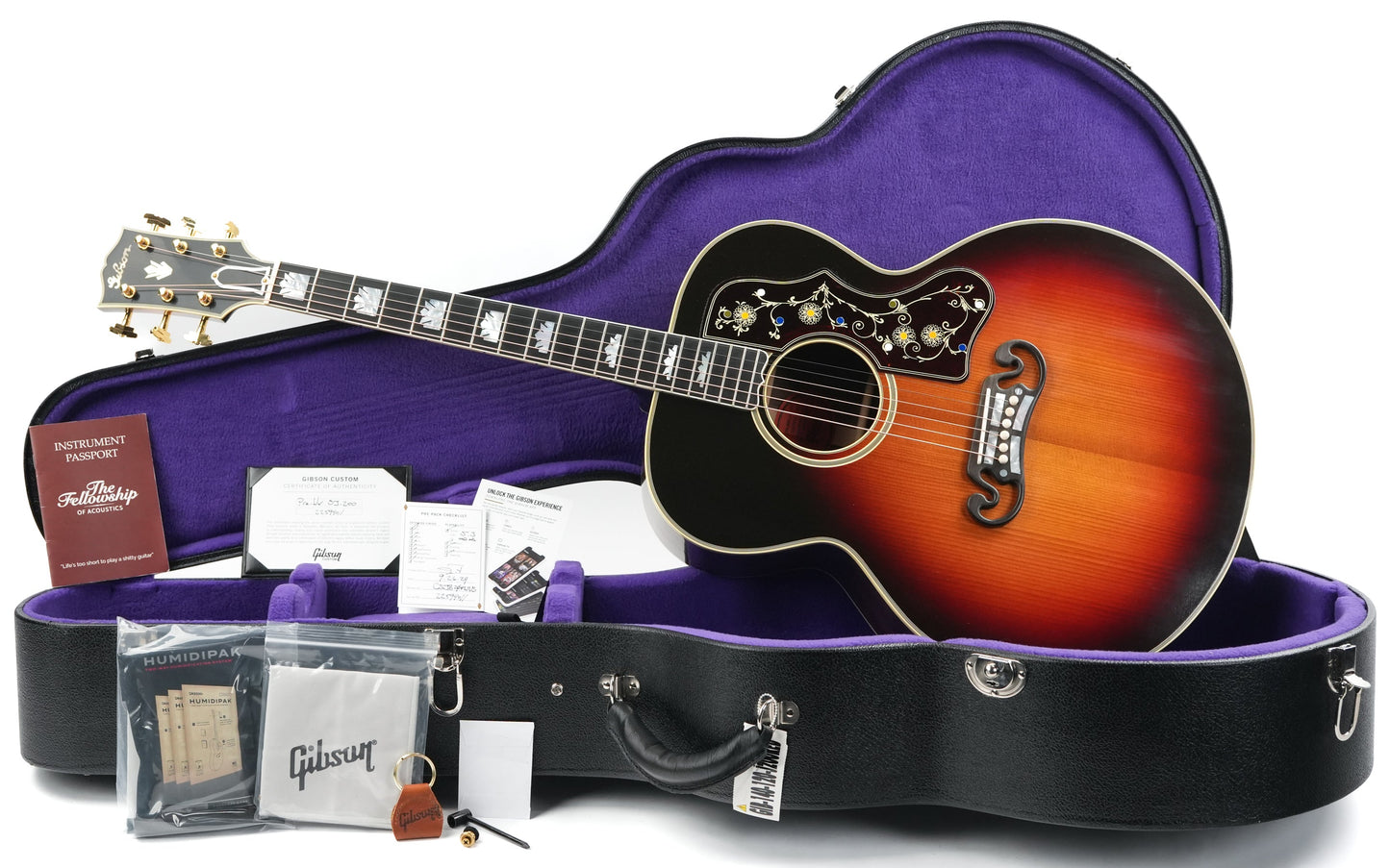 Gibson SJ200 Pre War Rosewood Vintage Sunburst 2024