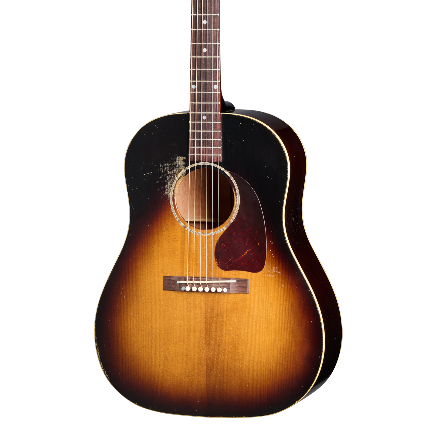 Gibson 1942 Banner J-45 Heavy Aged Vintage Sunburst w/case