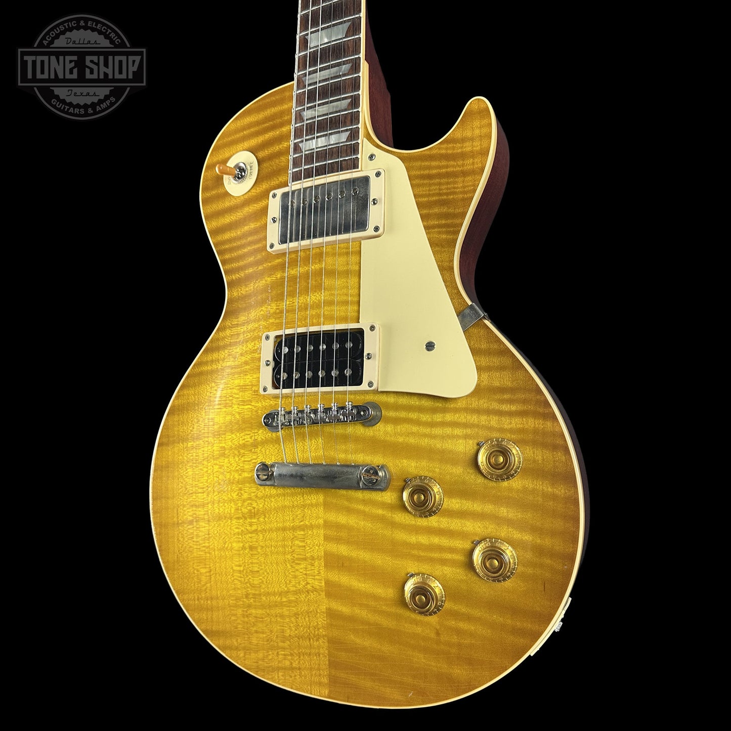 Gibson Custom Dealer Select 1959 Les Paul Chambered Lemon Burst Light Aged w/case 941840