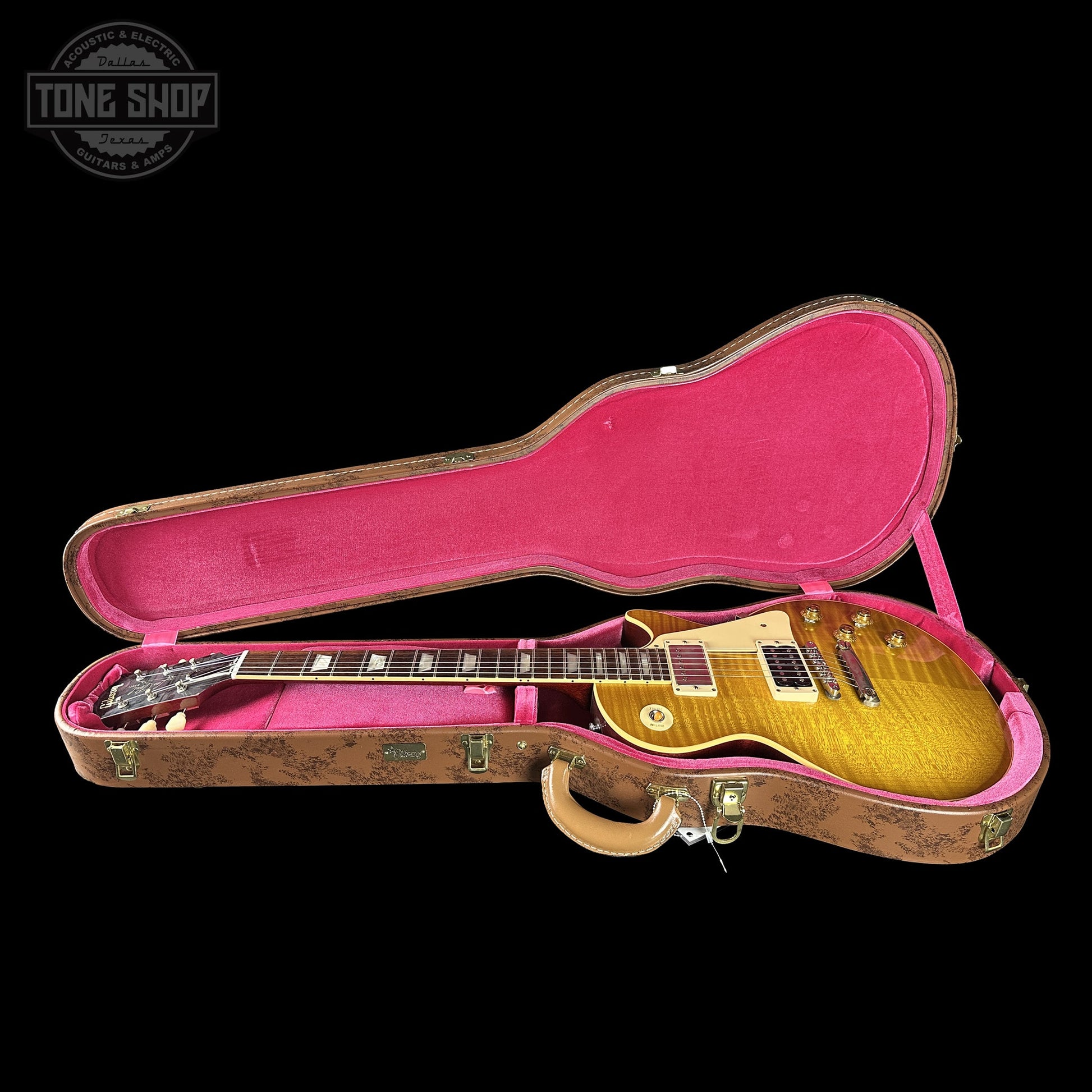 Gibson Custom Dealer Select 1959 Les Paul Chambered Lemon Burst Light Aged w/case 941840