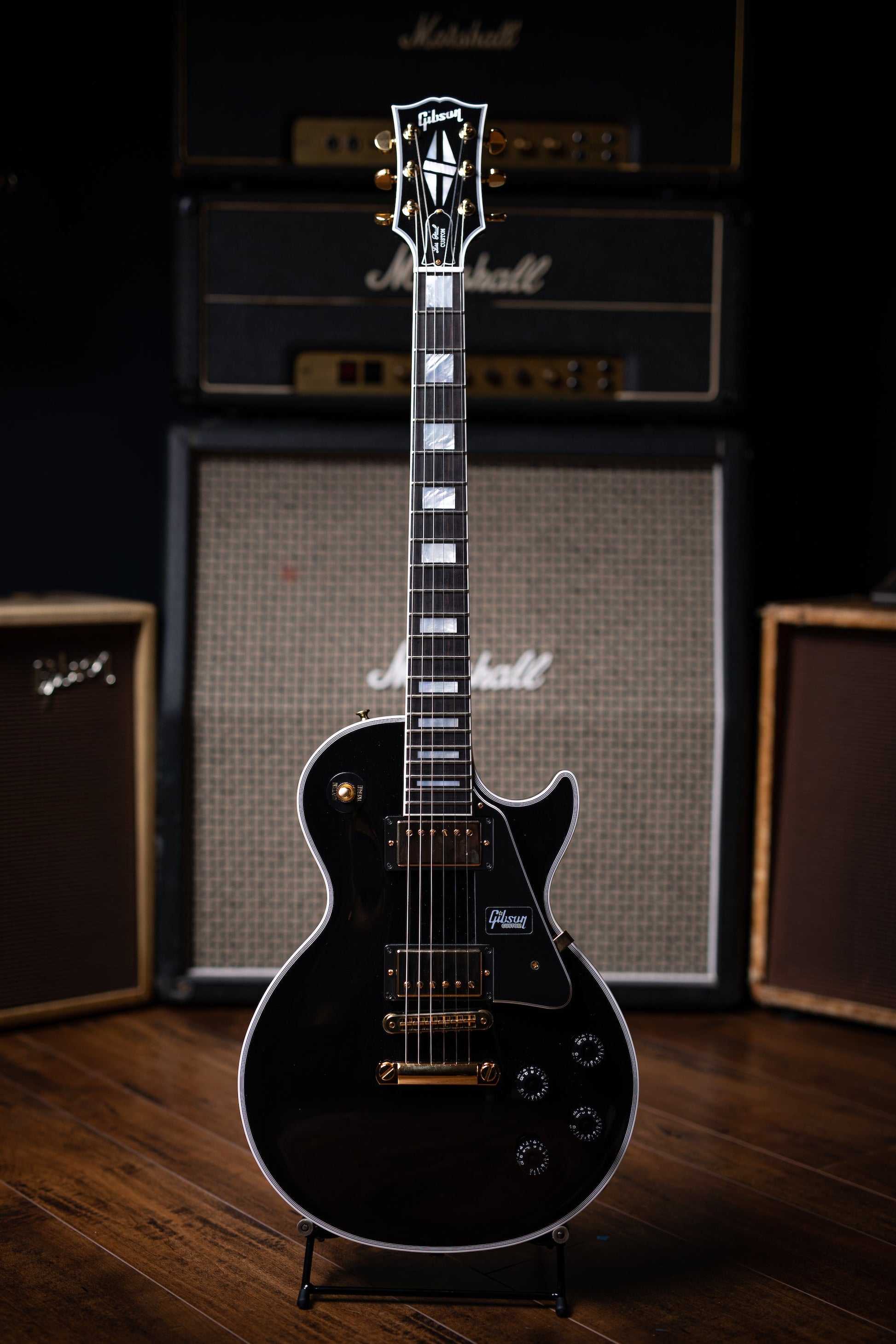 Gibson Les Paul Custom Electric Guitar - Ebony