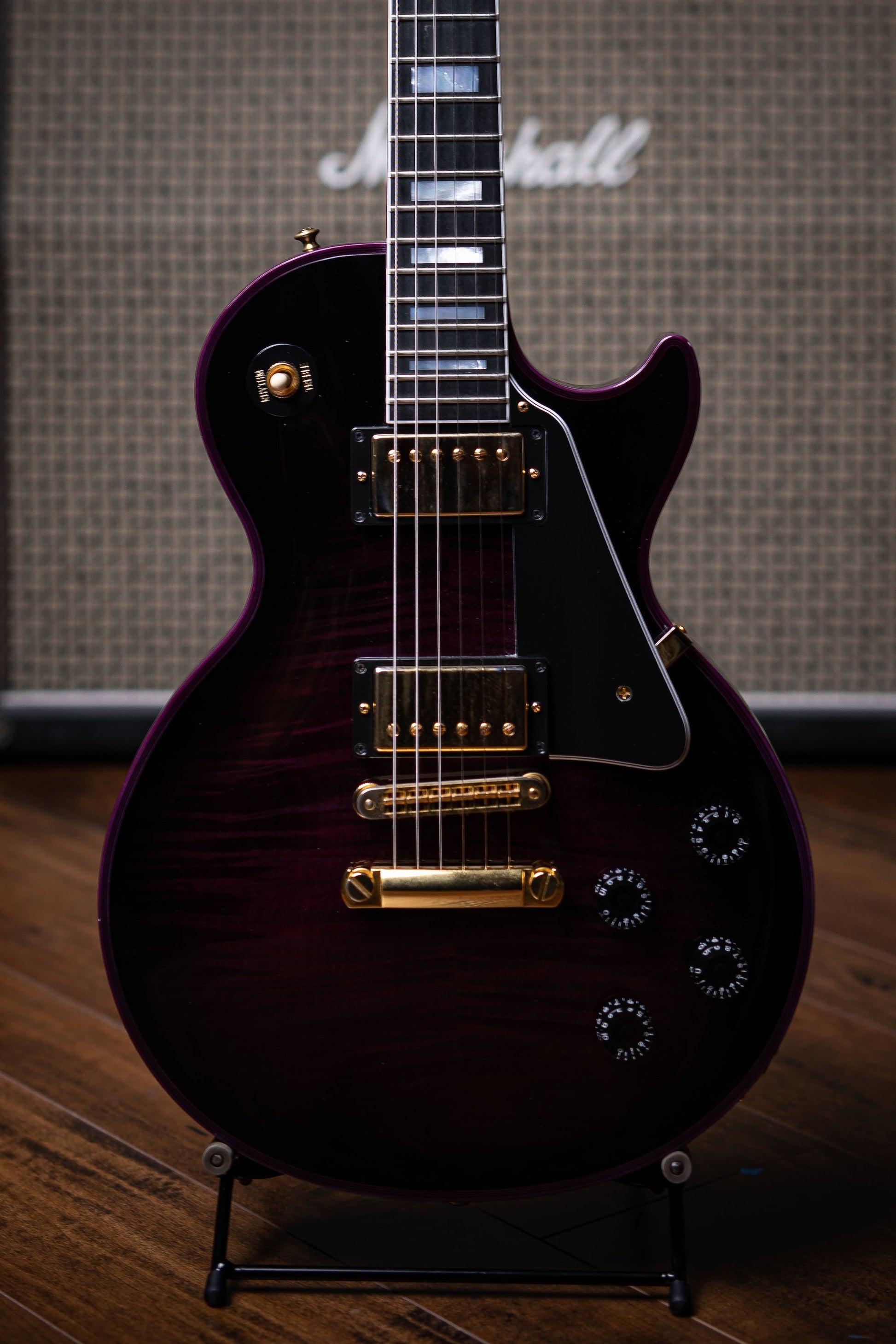2016 Gibson Custom Shop Les Paul Electric Guitar - Purple Widow #405