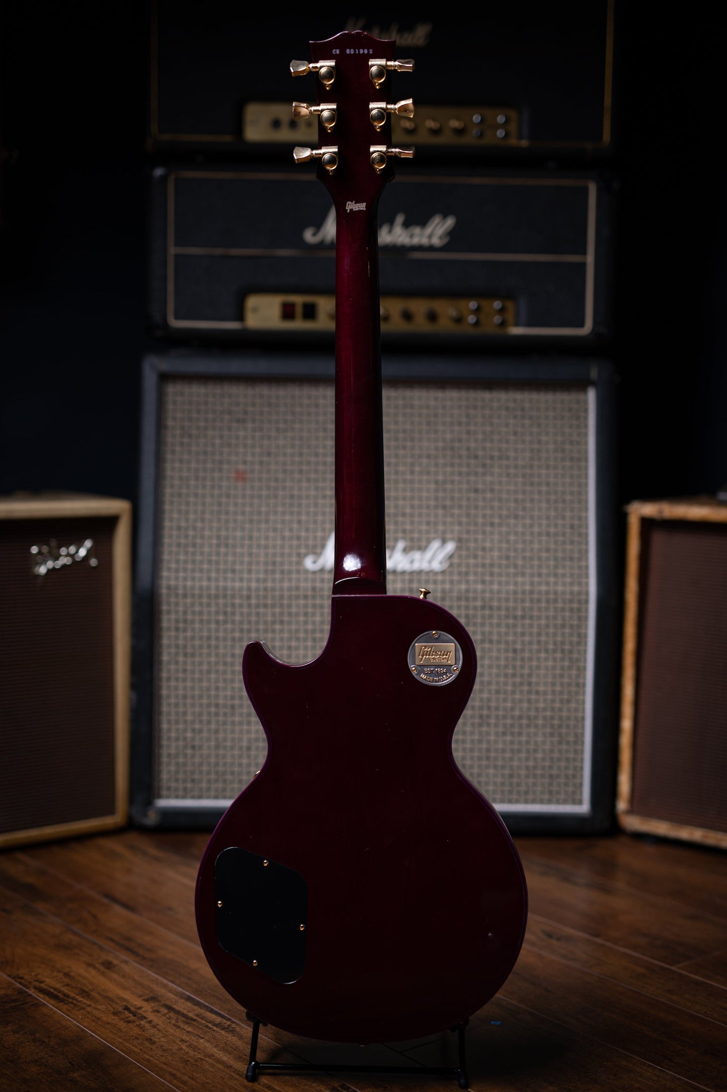 2016 Gibson Custom Shop Les Paul Electric Guitar - Purple Widow #405