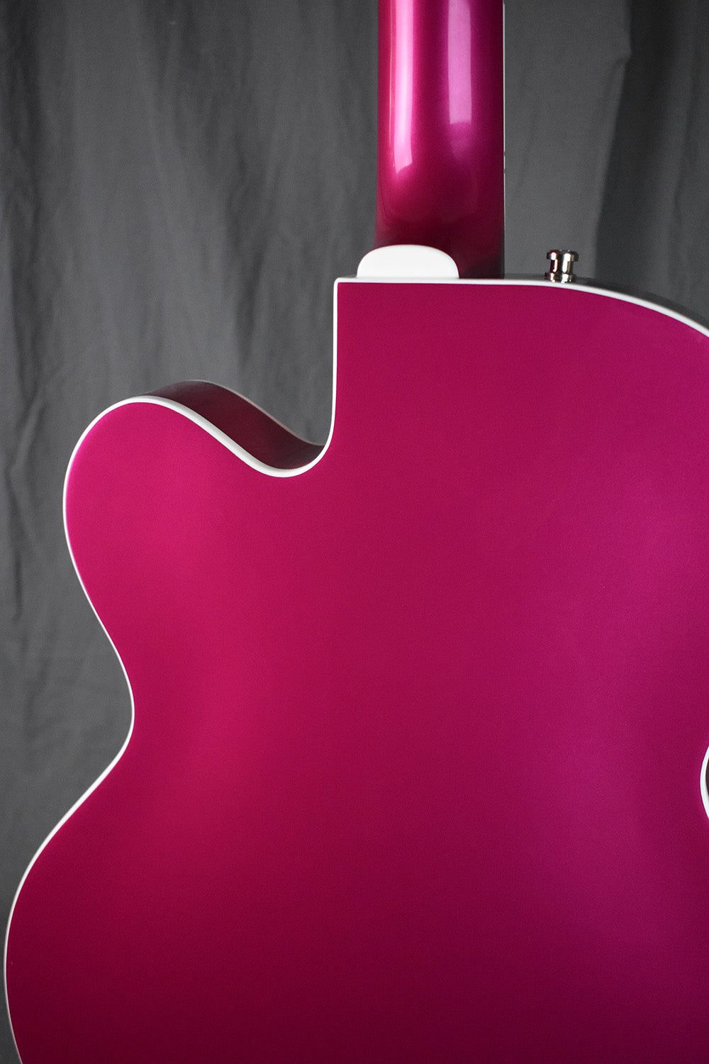2018 Gretsch Brian Setzer Signature Hot Rod Magenta Prototype Thinline 2.25" (Owned by Brian Setzer)