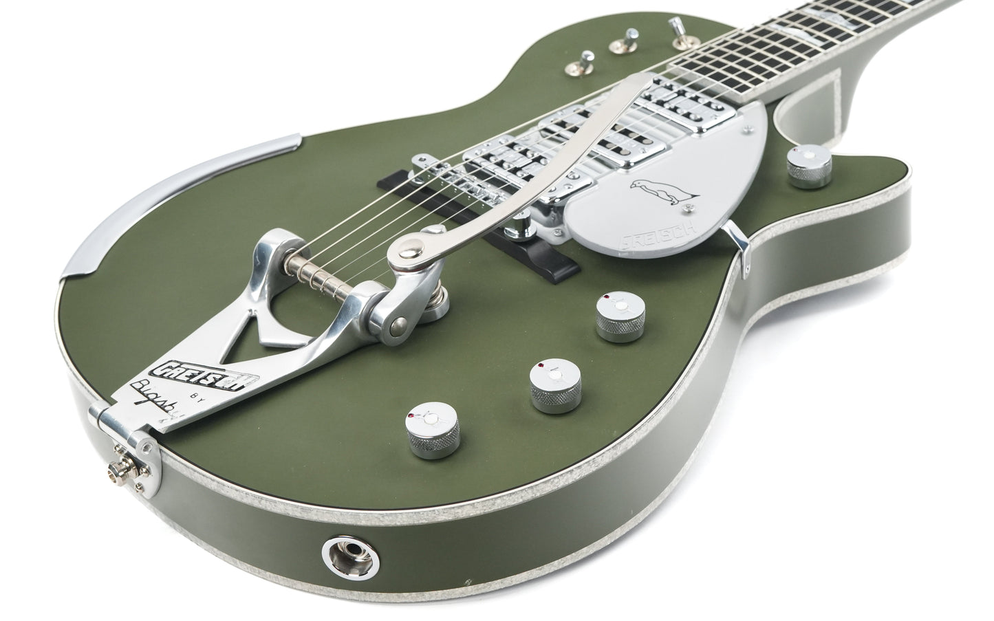 Gretsch Custom Shop G6134 CS Olive Drab Penguin Masterbuilt Stephen Stern 2020