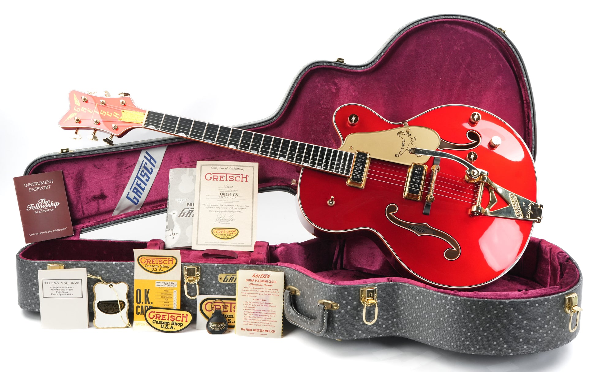 Gretsch Custom Shop G6136 Candy Apple Red Falcon Stephen Stern 2018
