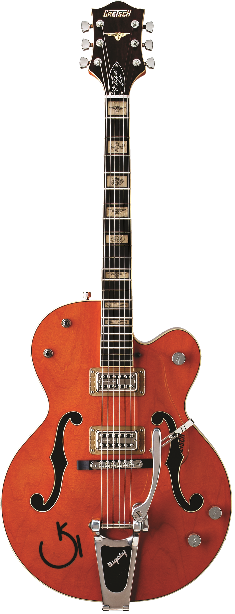 Gretsch G6120RHH Reverend Horton Heat Orange Stain Bigsby w/case