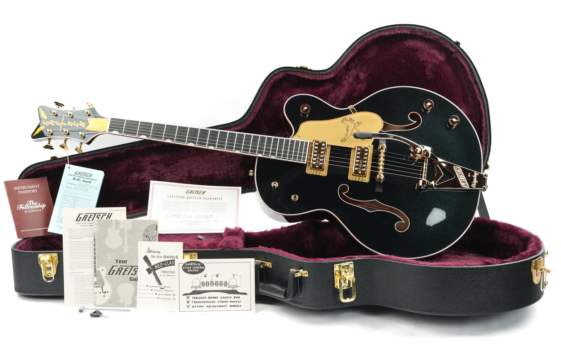 Gretsch G6136TG 58 Limited Edition 1958 Custom Falcon Emerald Night