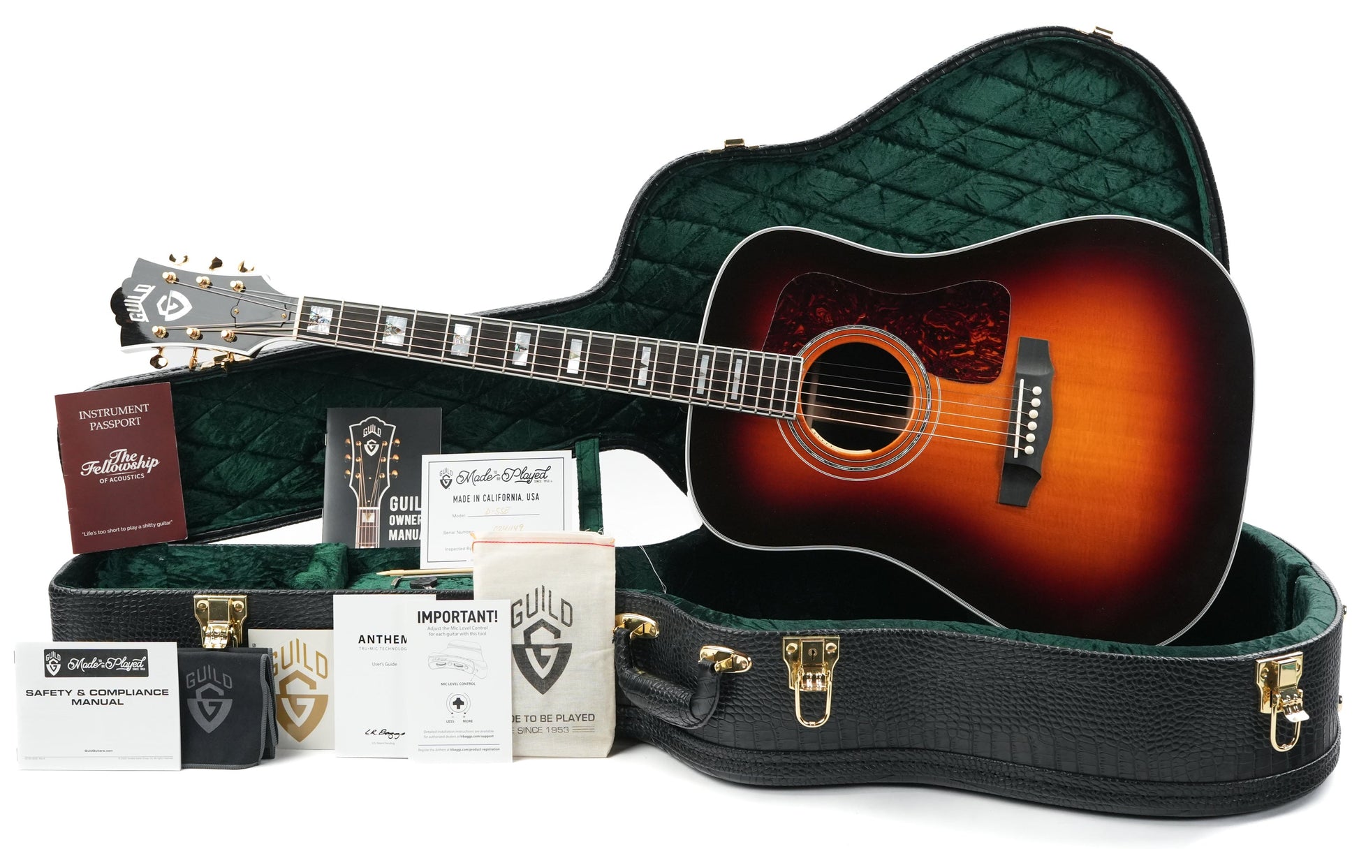 Guild D55e Antique Burst 2024