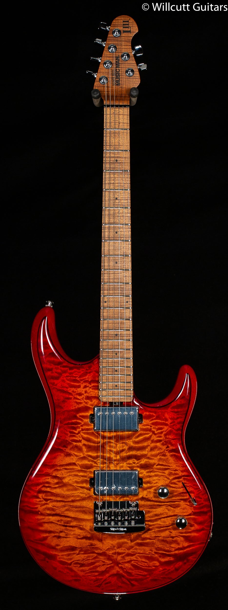 Ernie Ball Music Man Luke III HH Maple Top Lava Burst Quilt (842)