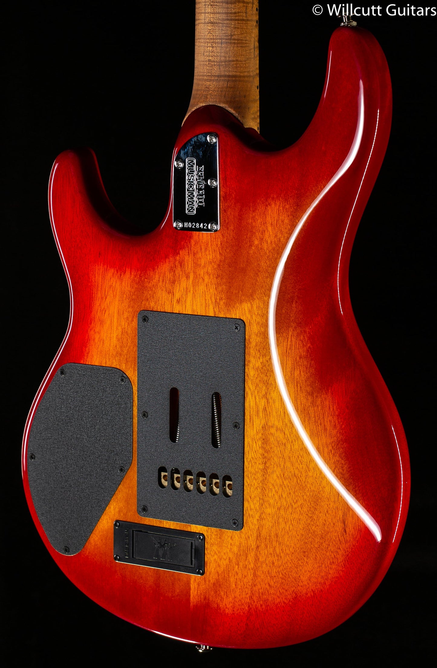 Ernie Ball Music Man Luke III HH Maple Top Lava Burst Quilt (842)