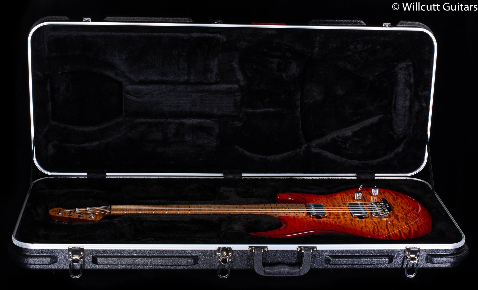 Ernie Ball Music Man Luke III HH Maple Top Lava Burst Quilt (842)