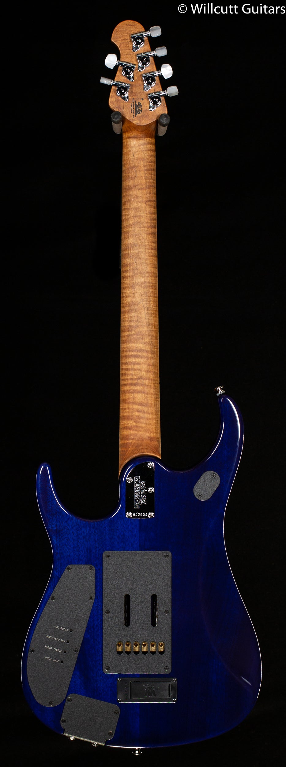 Ernie Ball Music Man JP15  Cerulean Paradise Quilt (904)