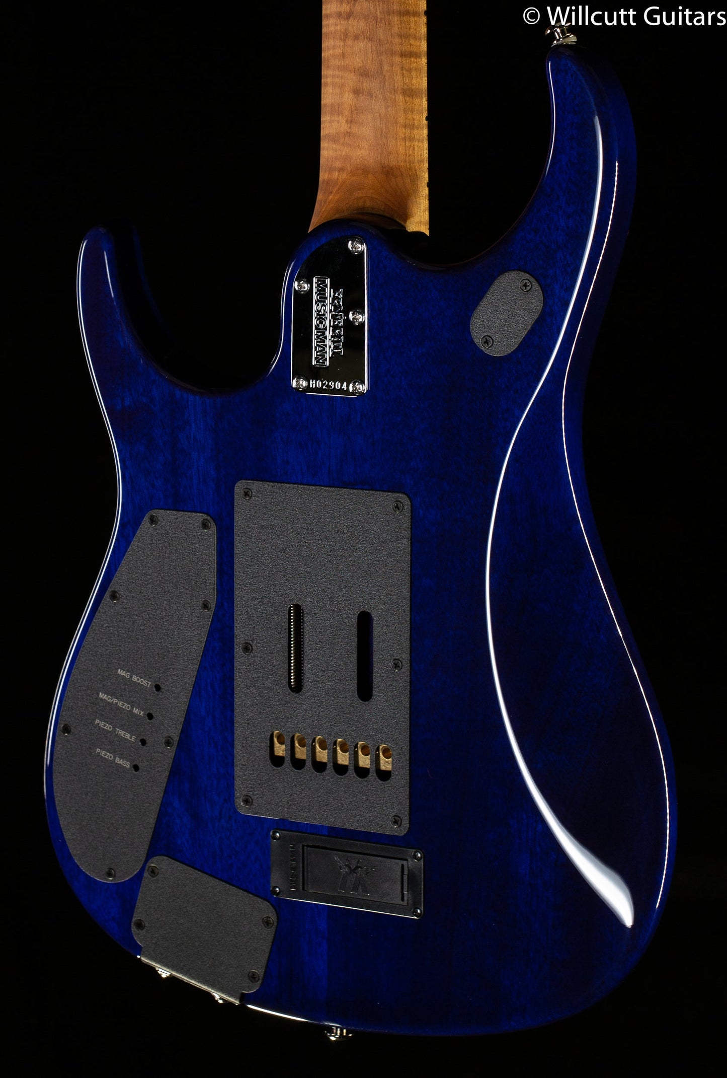 Ernie Ball Music Man JP15  Cerulean Paradise Quilt (904)