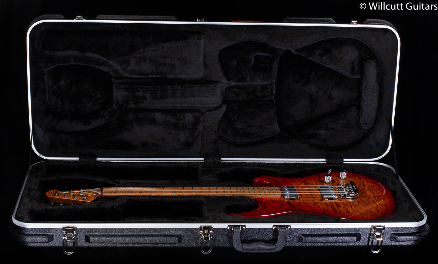 Ernie Ball Music Man Luke III HH Maple Top Lava Burst Quilt (372)
