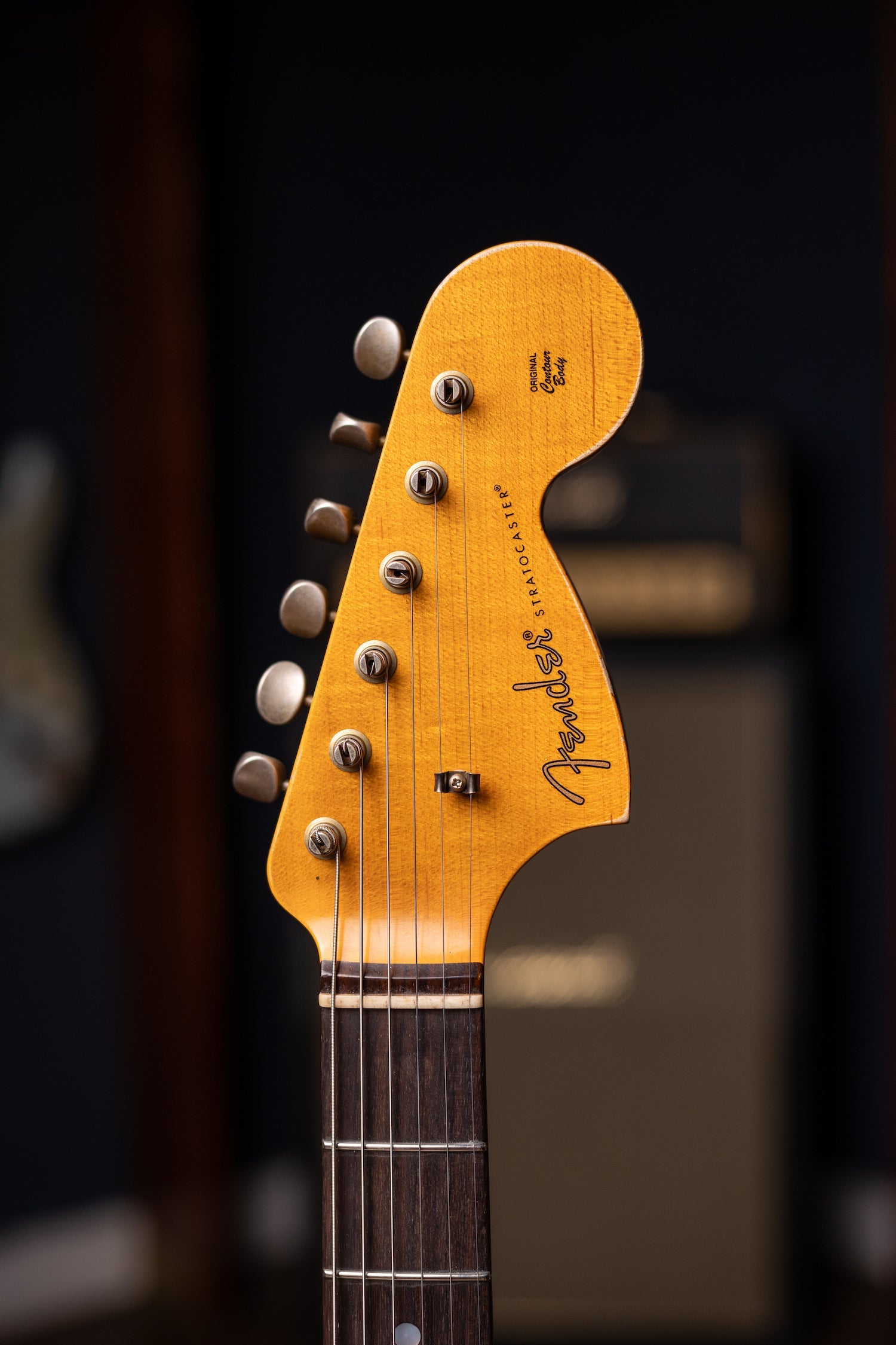 Fender Limited Edition Strat SH Heavy Relic Electric Guitar - Aged Charcoal Frost Metallic