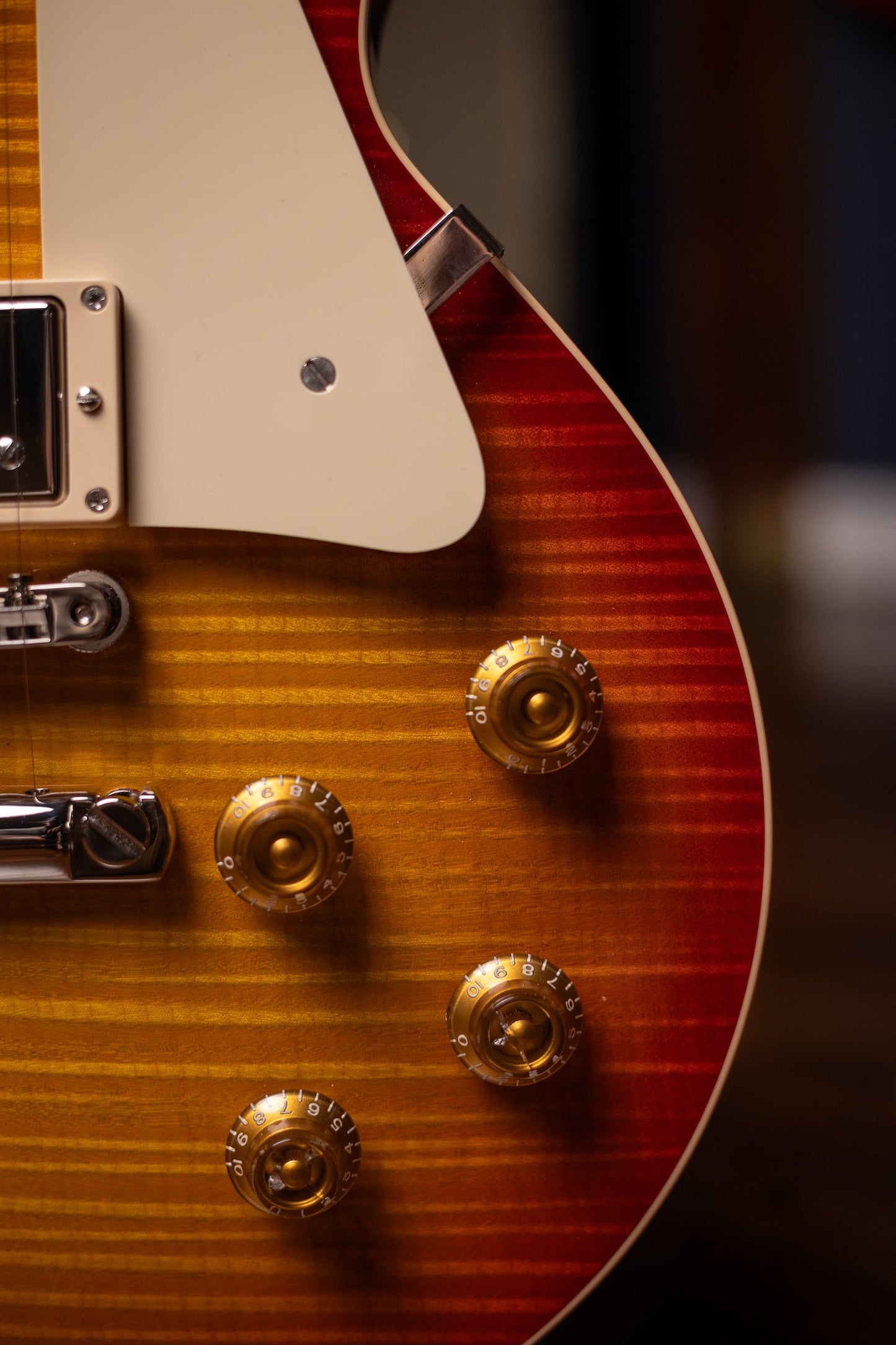 2014 Gibson Custom Shop Les Paul Long Scale Electric Guitar - Cherry Sunburst