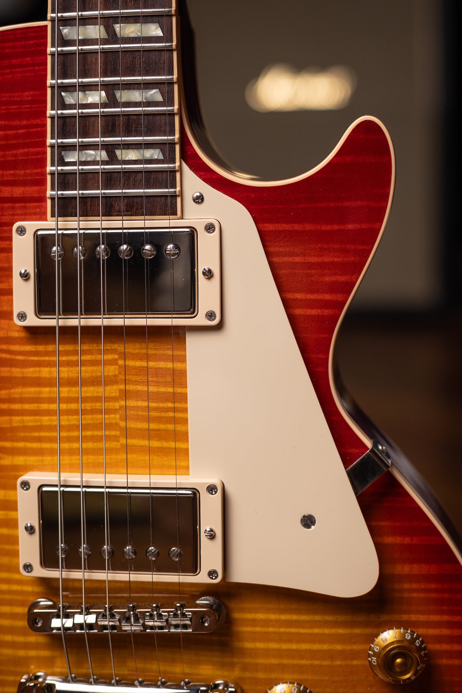 2014 Gibson Custom Shop Les Paul Long Scale Electric Guitar - Cherry Sunburst