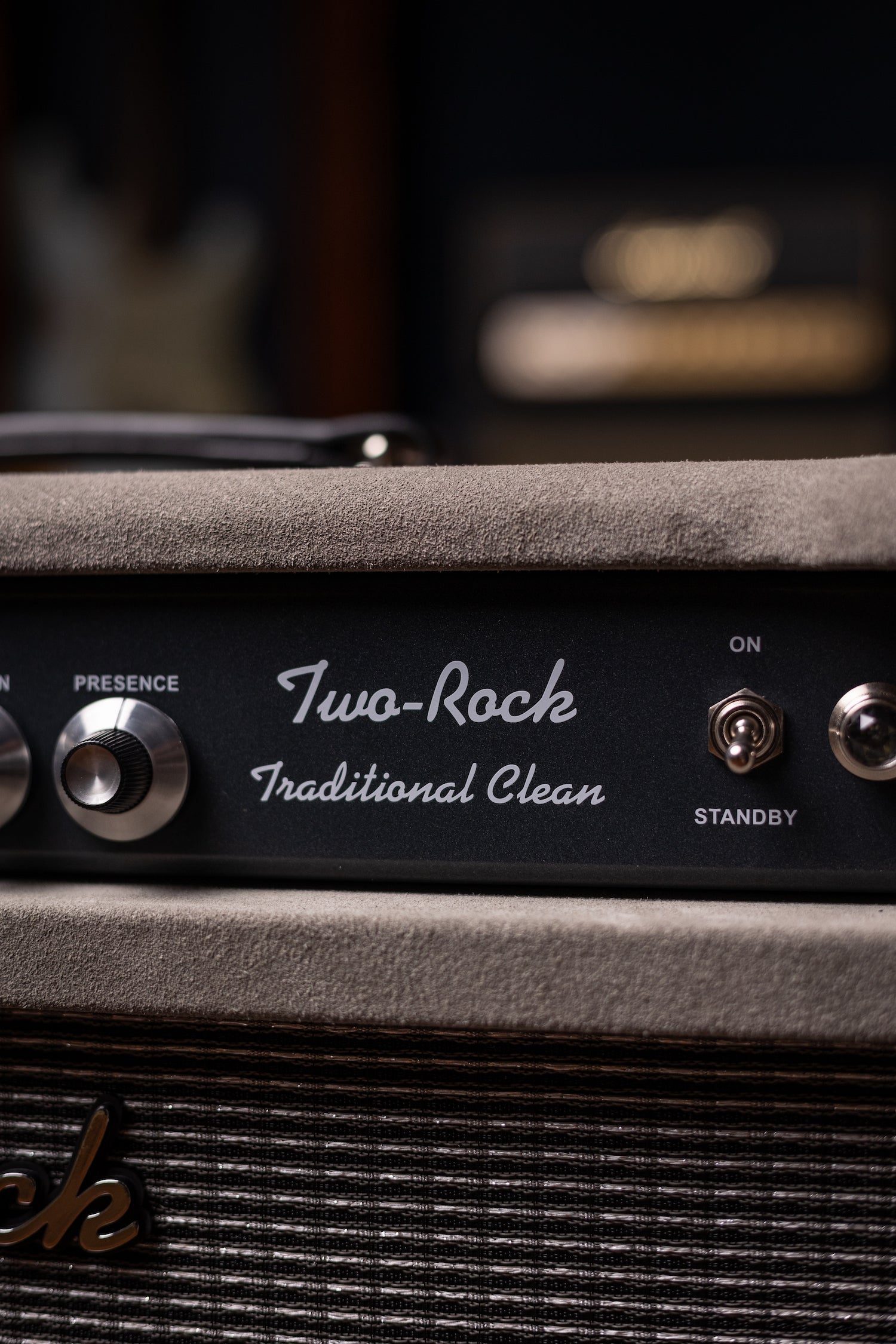 IN STOCK | Two-Rock Traditional Clean 100 Watt 1x12” Tube Combo Amp - Dark Grey Suede, Vintage Silver Cloth, Black Piping, Silver Knobs
