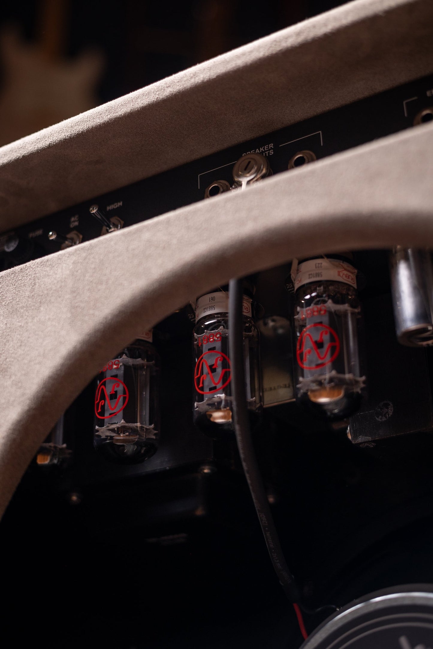 IN STOCK | Two-Rock Traditional Clean 100 Watt 1x12” Tube Combo Amp - Dark Grey Suede, Vintage Silver Cloth, Black Piping, Silver Knobs