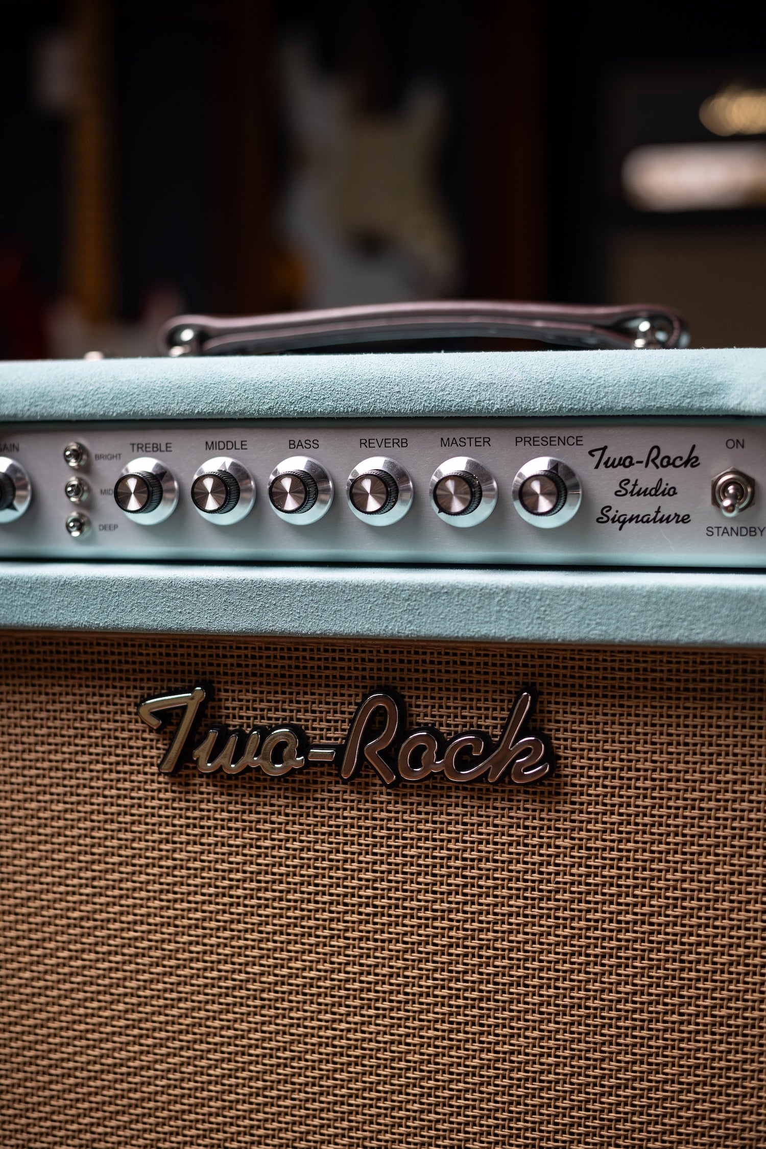 PRE-ORDER | Two-Rock Studio Signature Combo - Silver Anodize, Mint Suede, Cane Cloth, Buckskin Piping, Silver Knobs