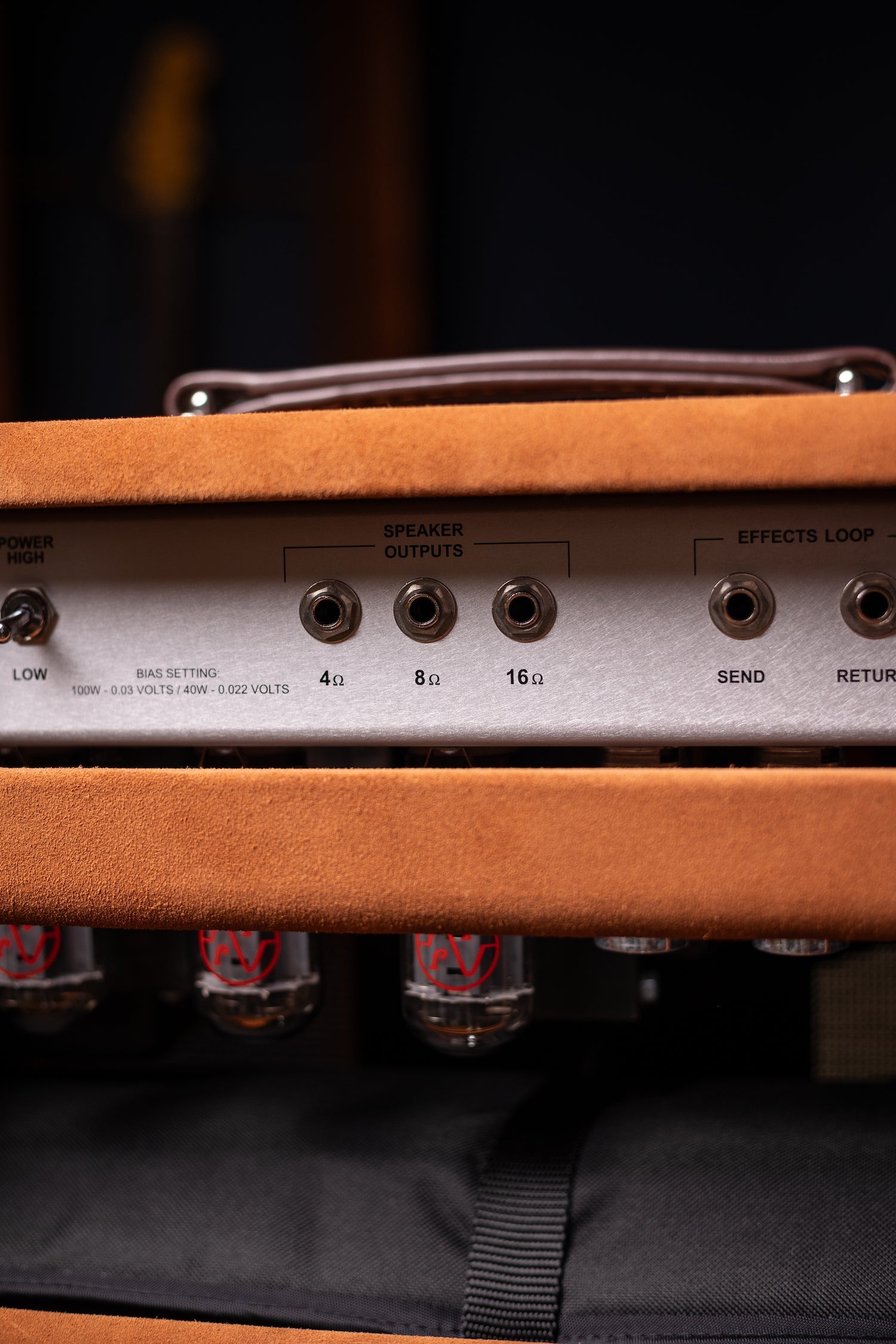 Two-Rock Bloomfield Drive 100/50w Tube Head and Cabinet - Tobacco Suede, Cane Cloth, Silver Anodized, Buckskin Piping, Silver Knobs, TR12 Speakers