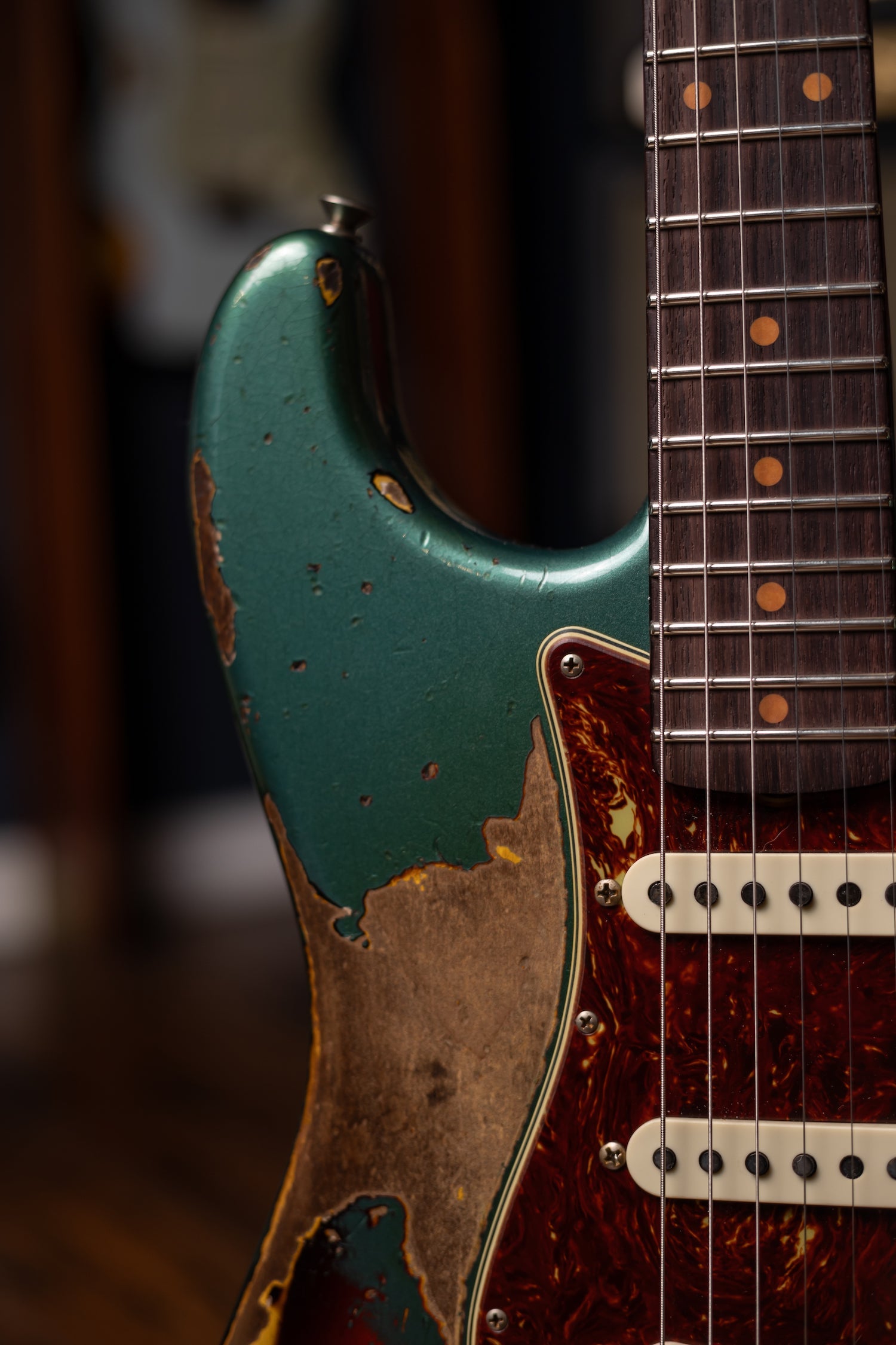 2024 Fender Custom Shop Limited Editon Roasted Maple ‘61 Stratocster Super Heavy Relic Electric Guitar - Sherwood Over Sunburst