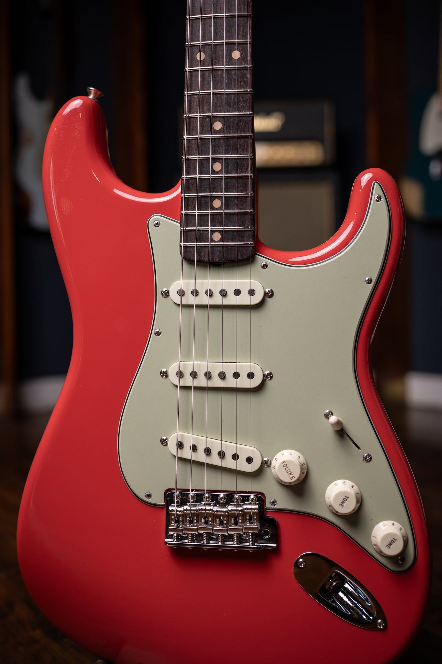 Fender Custom Shop Vintage Custom 1959 Stratocaster Electric Guitar - Fiesta Red