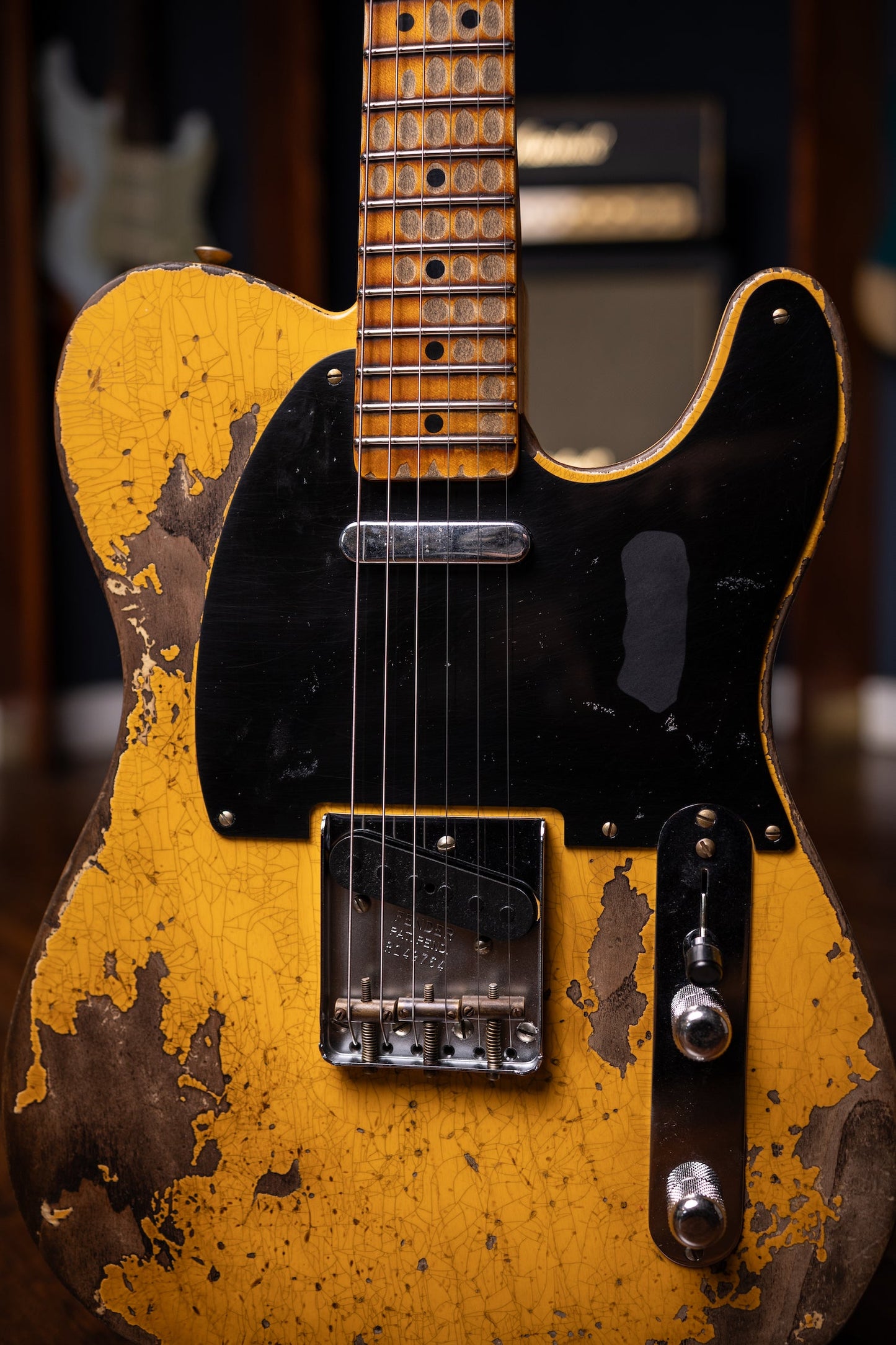 Fender Telecaster '52 Super Heavy Relic 1-Piece Quartersawn Maple Neck Electric Guitar - Aged Nocaster Blonde