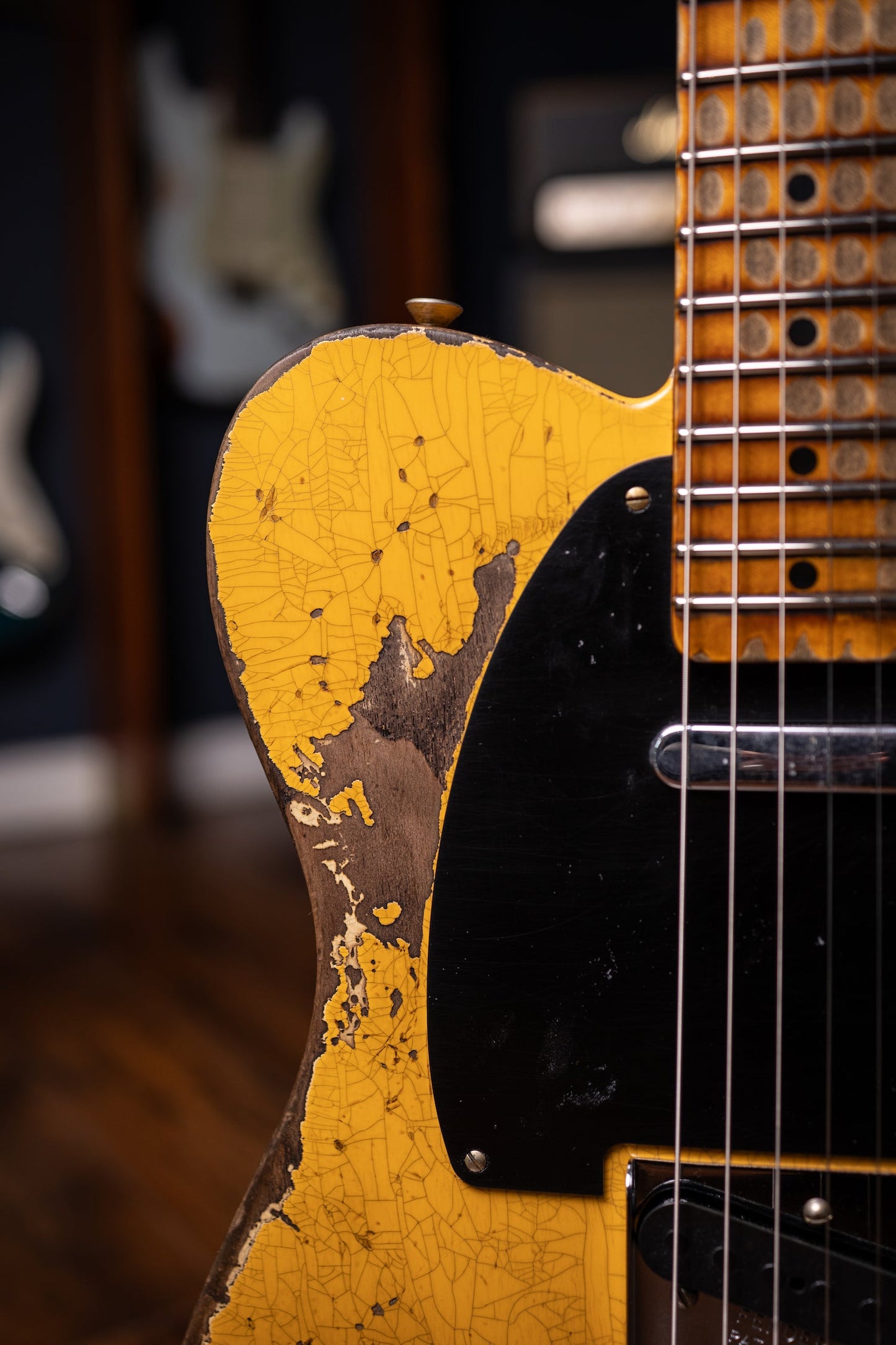 Fender Telecaster '52 Super Heavy Relic 1-Piece Quartersawn Maple Neck Electric Guitar - Aged Nocaster Blonde