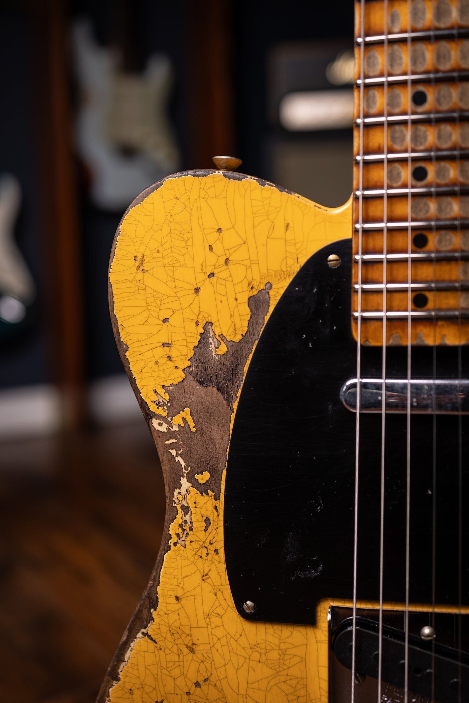 Fender Telecaster '52 Super Heavy Relic 1-Piece Quartersawn Maple Neck Electric Guitar - Aged Nocaster Blonde