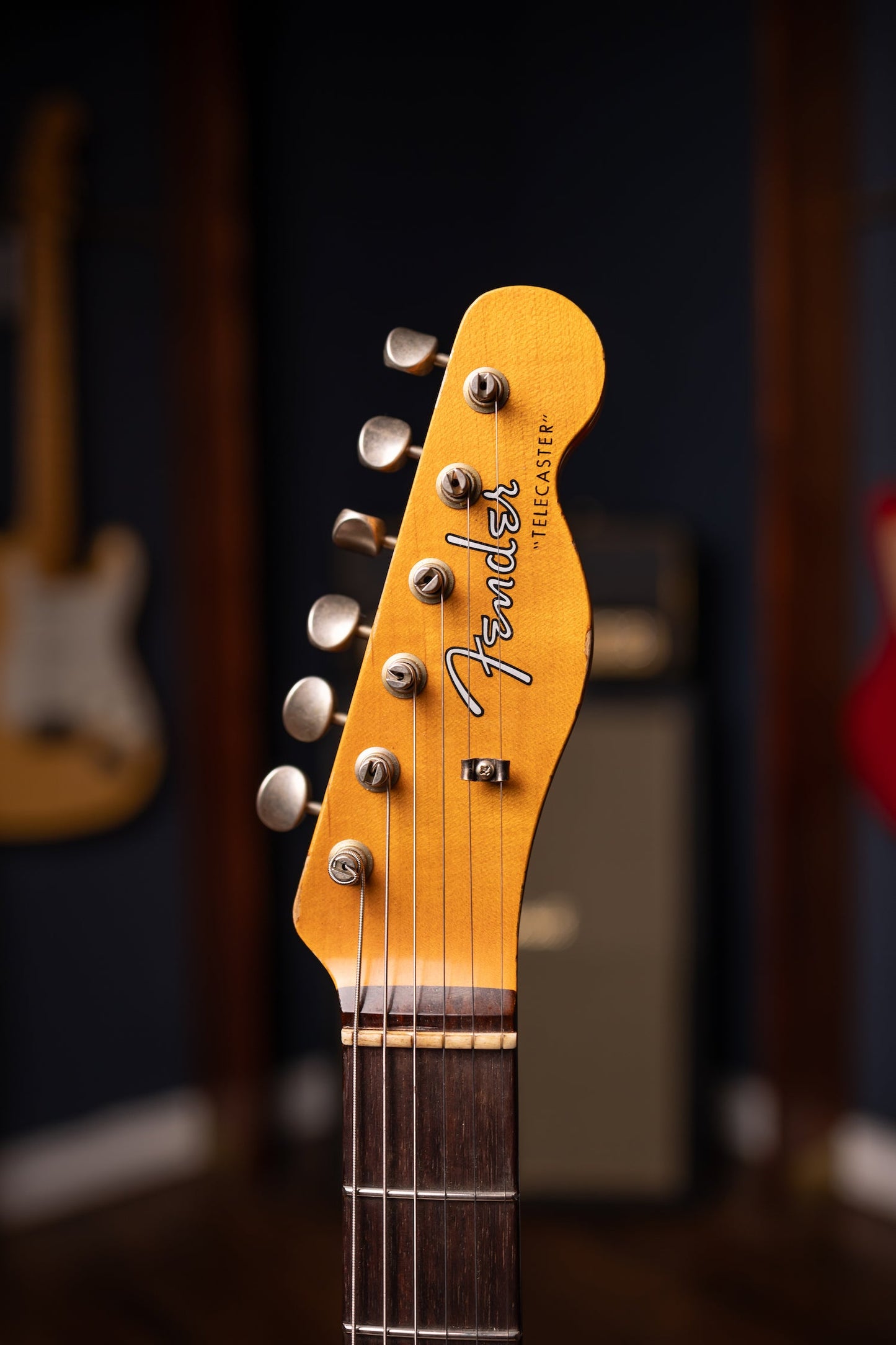 Fender Custom Shop 1961 Telecaster Heavy Relic Electric Guitar - Faded Aged Candy Apple Red
