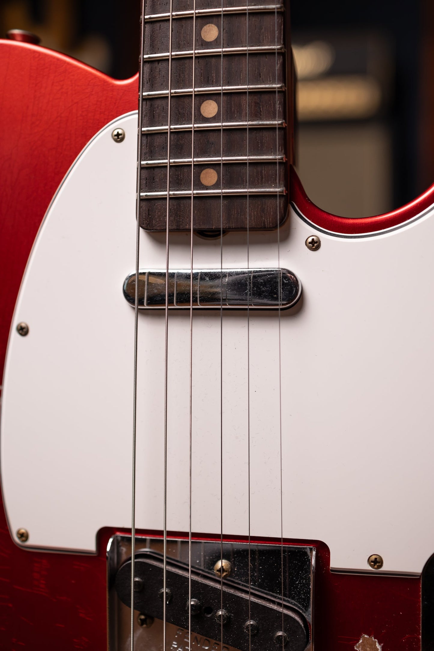 Fender Custom Shop 1961 Telecaster Heavy Relic Electric Guitar - Faded Aged Candy Apple Red