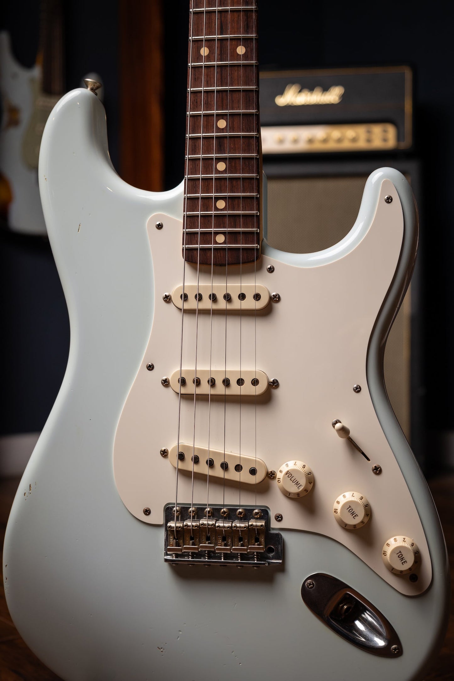 2005 Fender Custom Shop 1959 Stratocaster Master Design John English Electric Guitar - Sonic Blue
