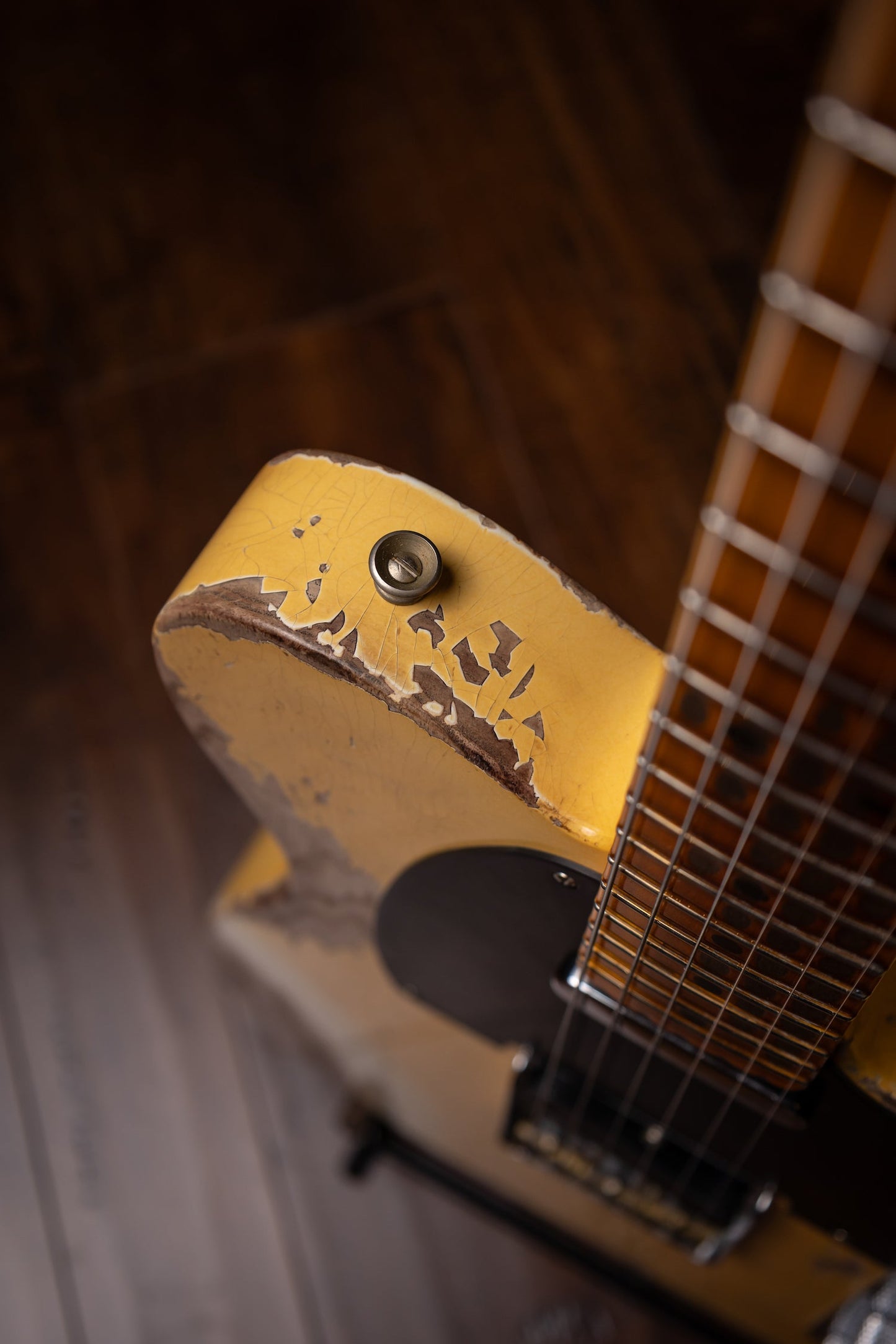 Fender Custom Shop 1951 Nocaster Super Heavy Relic Telecaster Electric Guitar - Super Faded Aged Nocaster Blonde