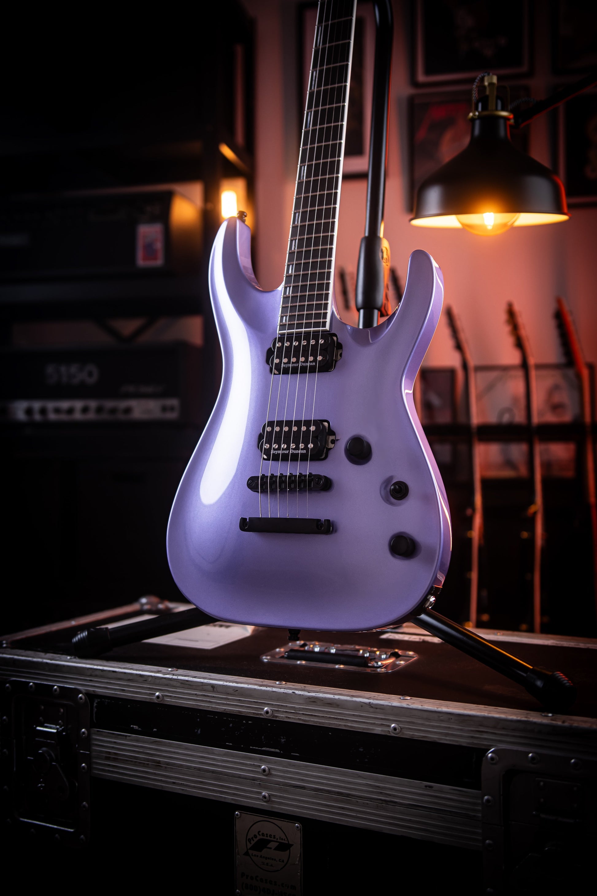 ESP Custom Shop Horizon II NT, Metallic Purple