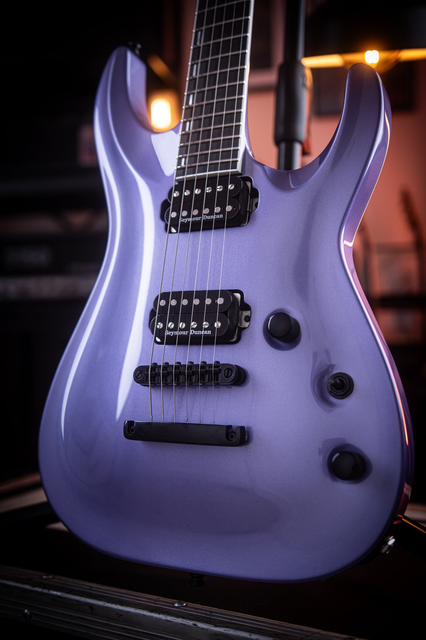 ESP Custom Shop Horizon II NT, Metallic Purple