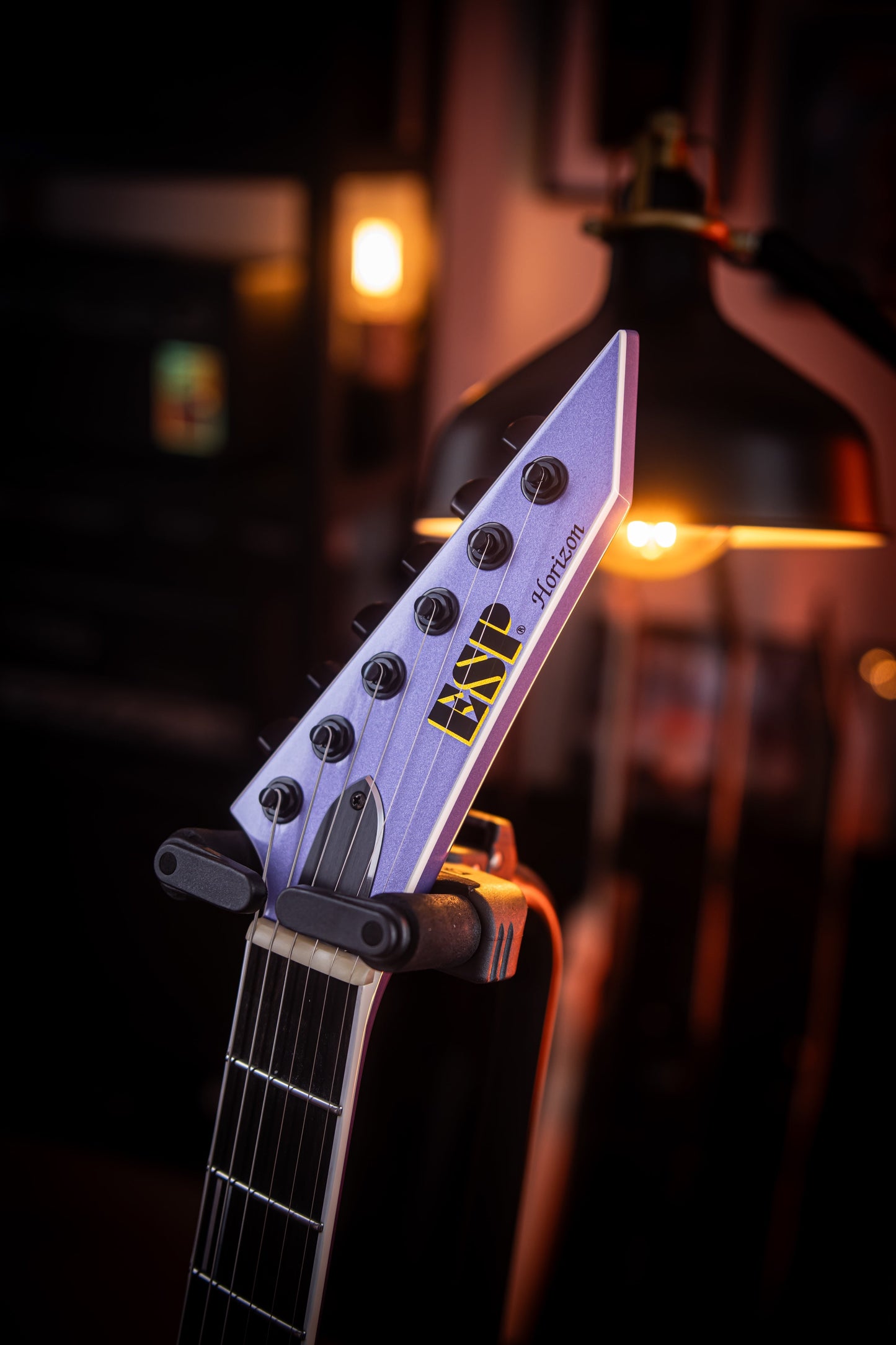 ESP Custom Shop Horizon II NT, Metallic Purple