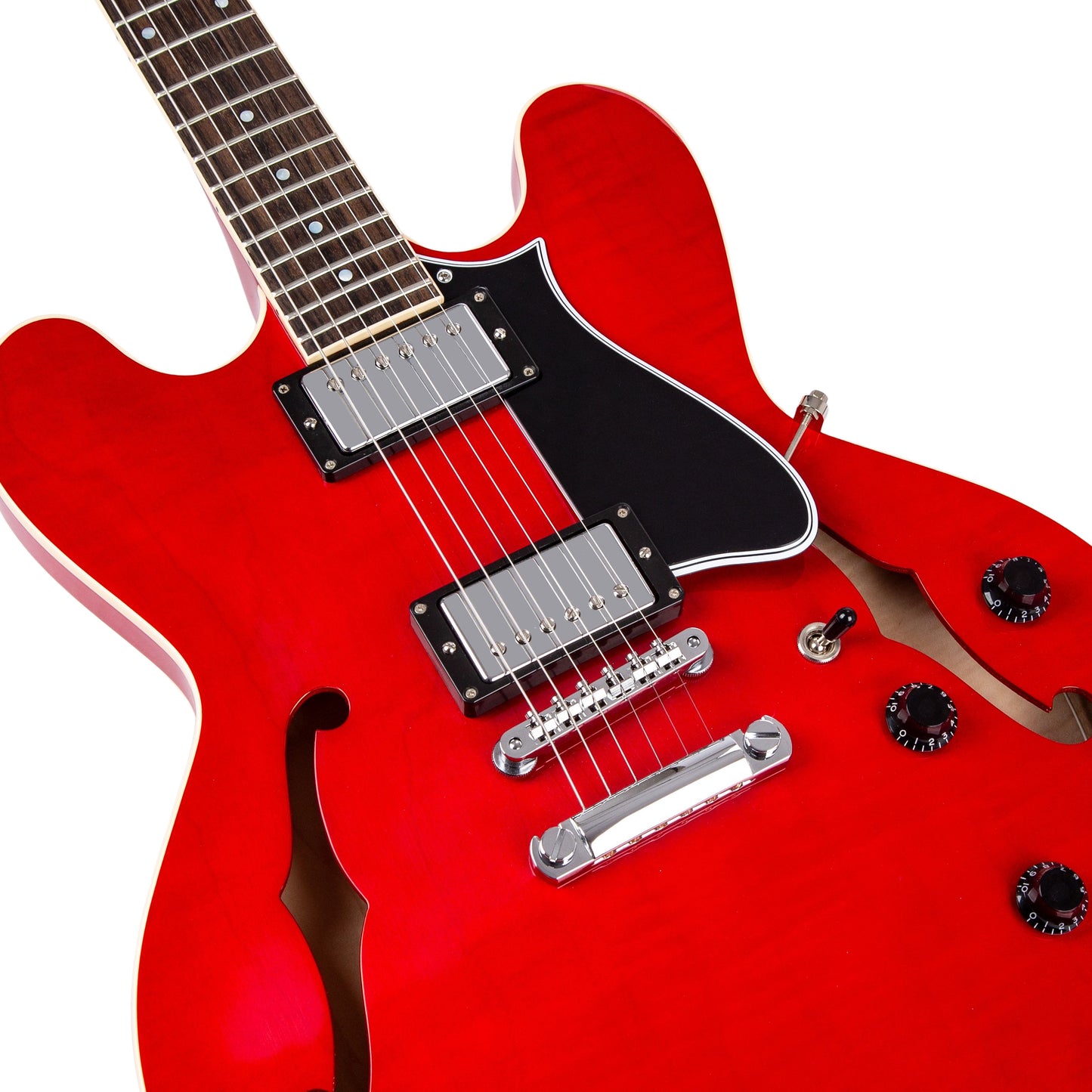 Heritage Standard II Collection H-535 Electric Guitar with Case, Trans Cherry