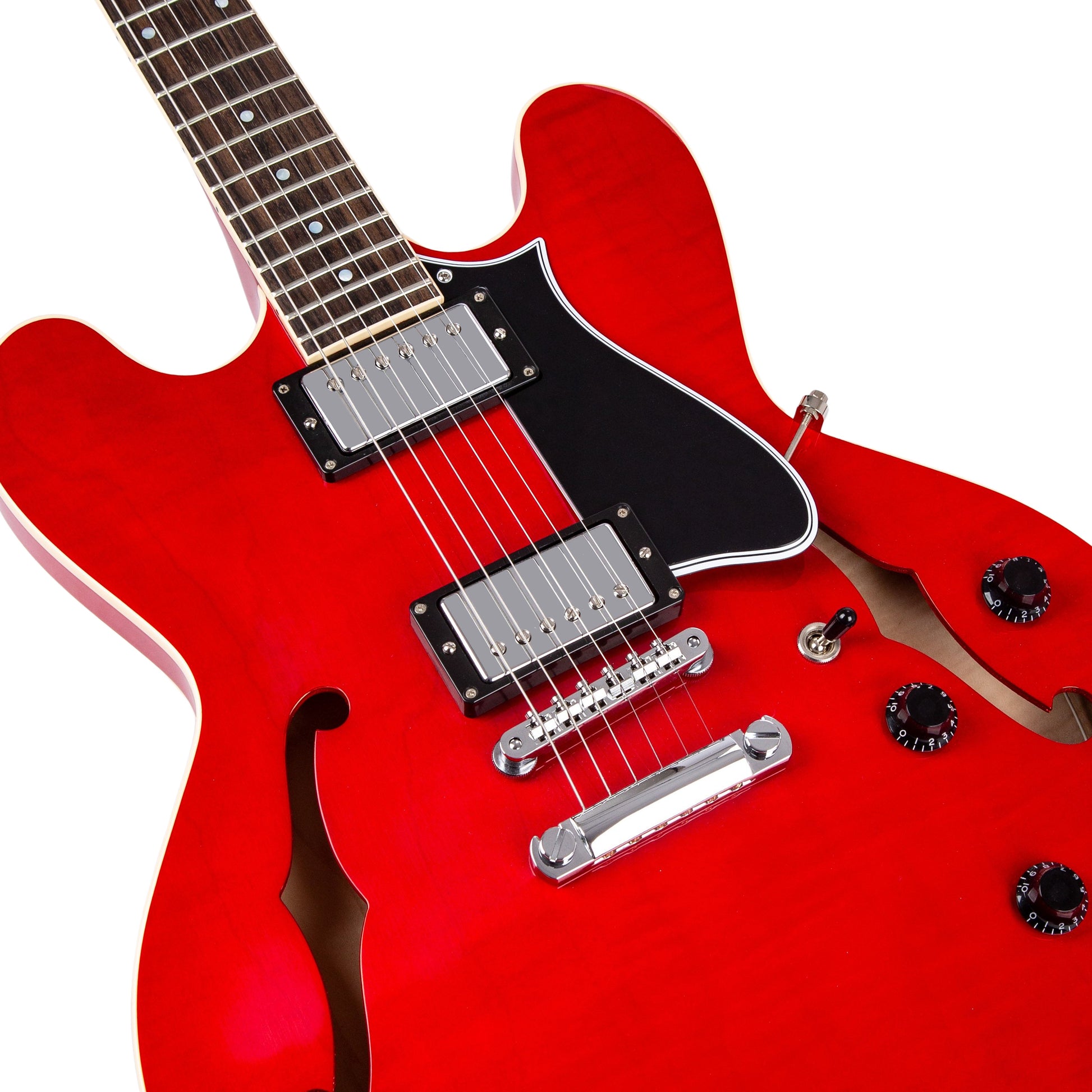 Heritage Standard II Collection H-535 Electric Guitar with Case, Trans Cherry