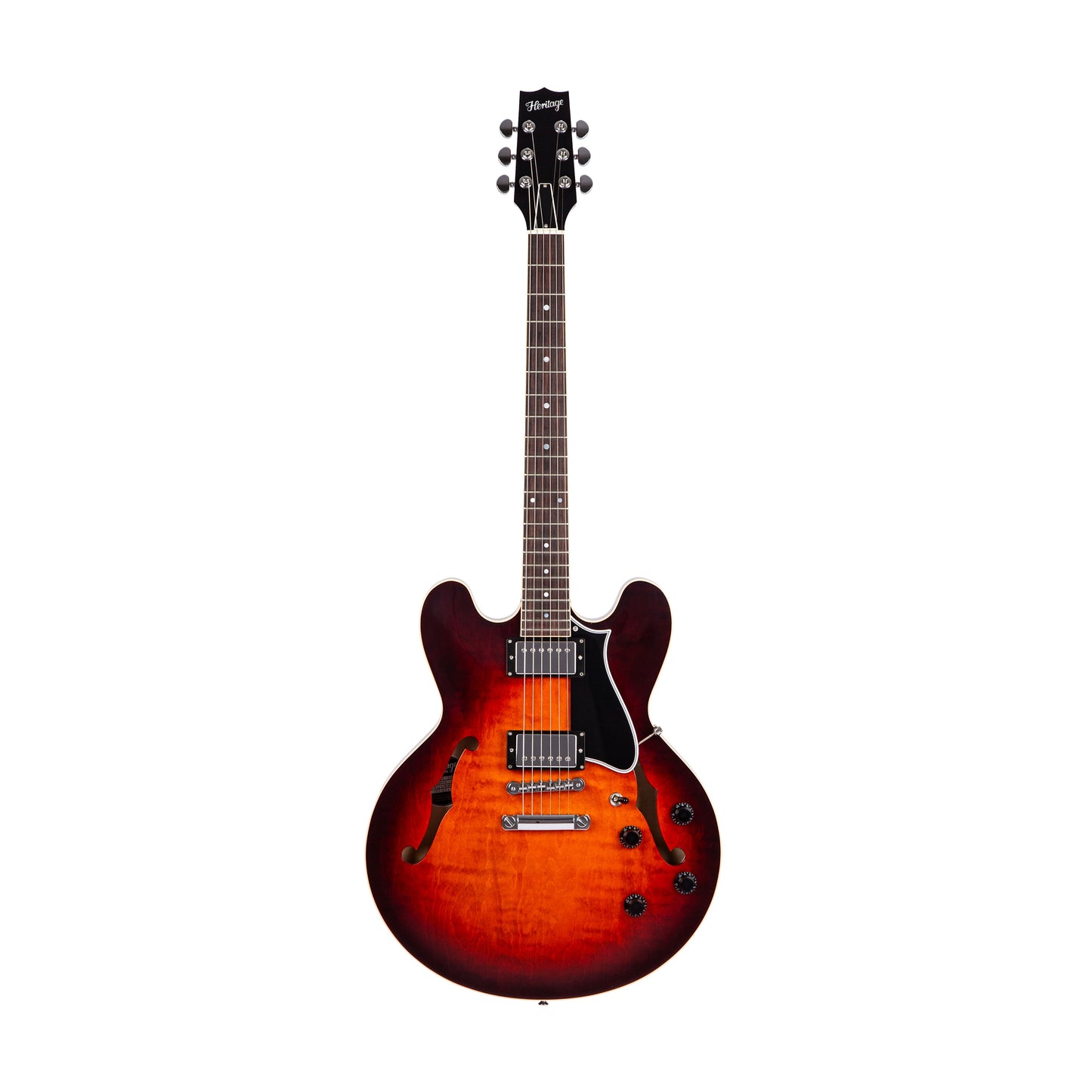 Heritage Standard II Collection H-535 Electric Guitar with Case, Chestnut Burst