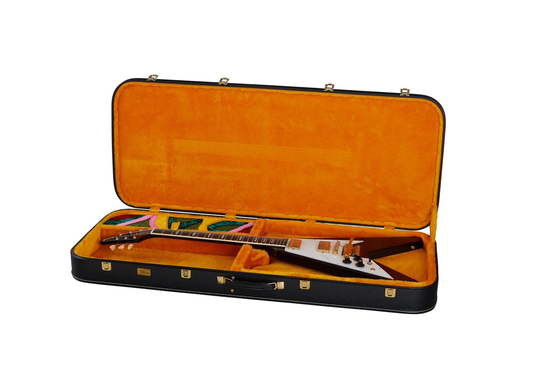 Gibson Custom Jimi Hendrix™ 1969 Flying V, Left-Handed, Aged Ebony
