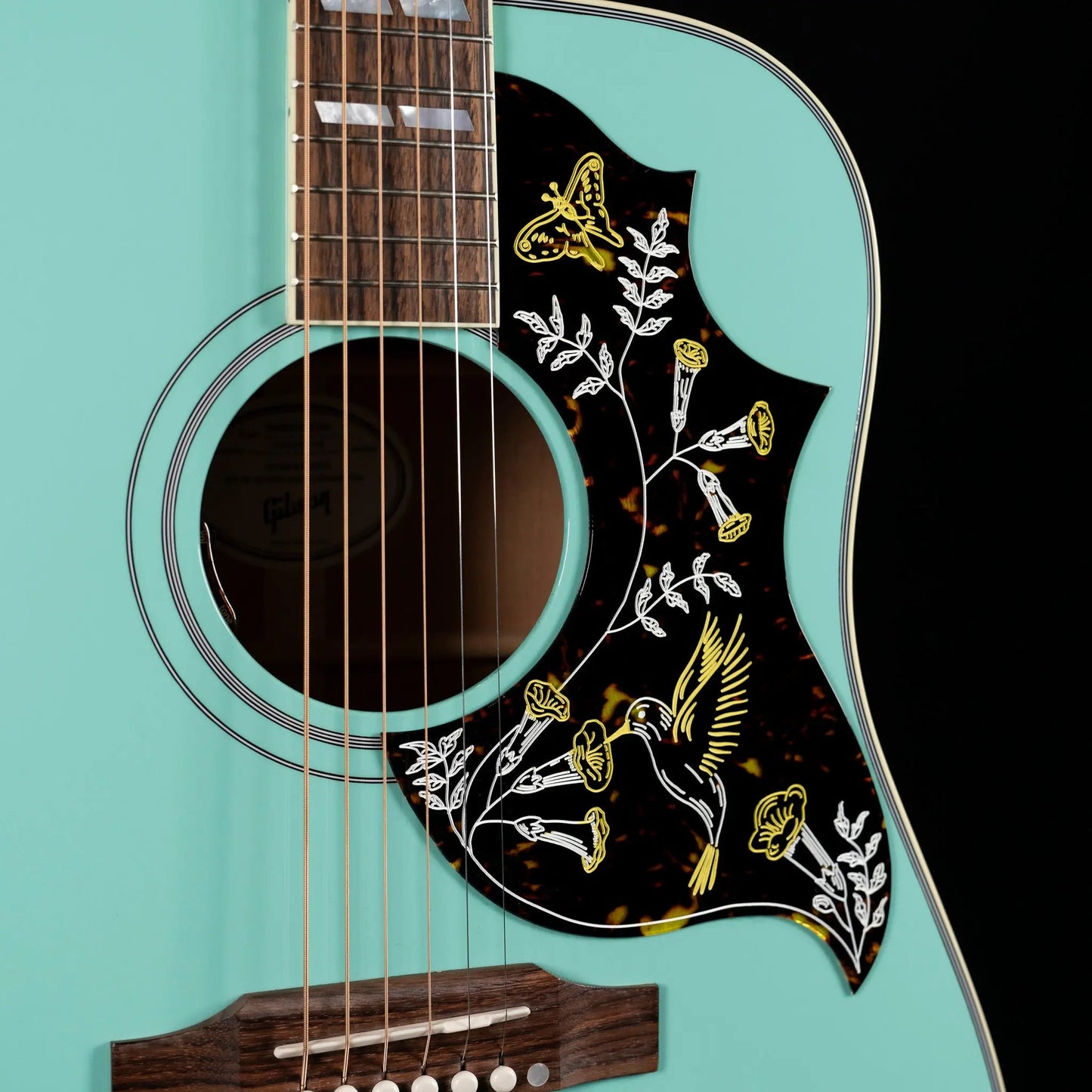 Gibson Hummingbird Standard Acoustic/Electric Guitar – Southwestern Turquoise