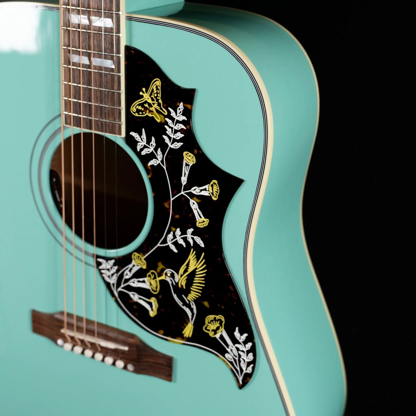 Gibson Hummingbird Standard Acoustic/Electric Guitar – Southwestern Turquoise